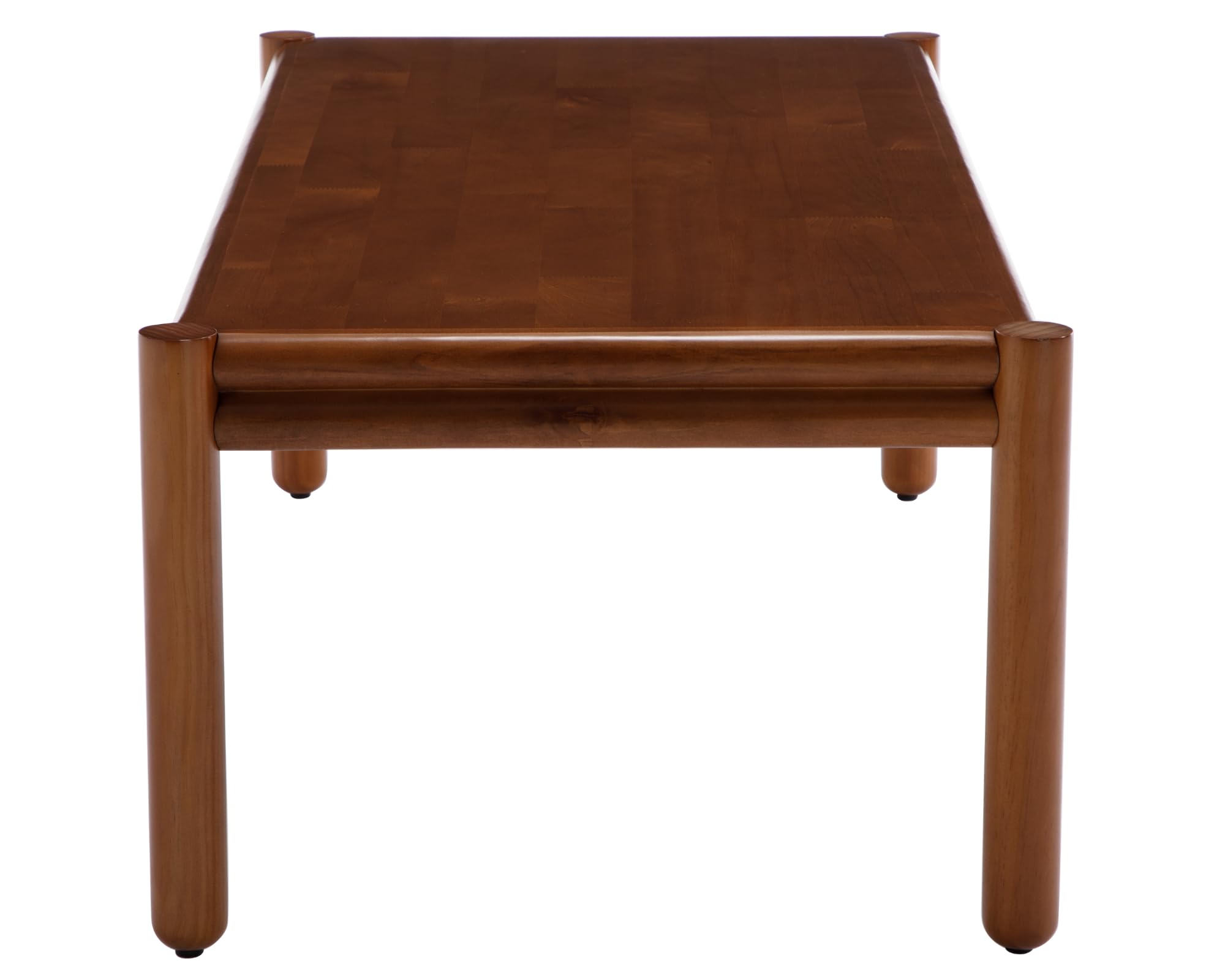 Mid Century Modern Coffee Table - Solid Walnut Wood Rectangular Coffee Table for Living Room, Home Decor, 1PC - Perfect for Small Spaces, Apartments & Cozy Living Areas