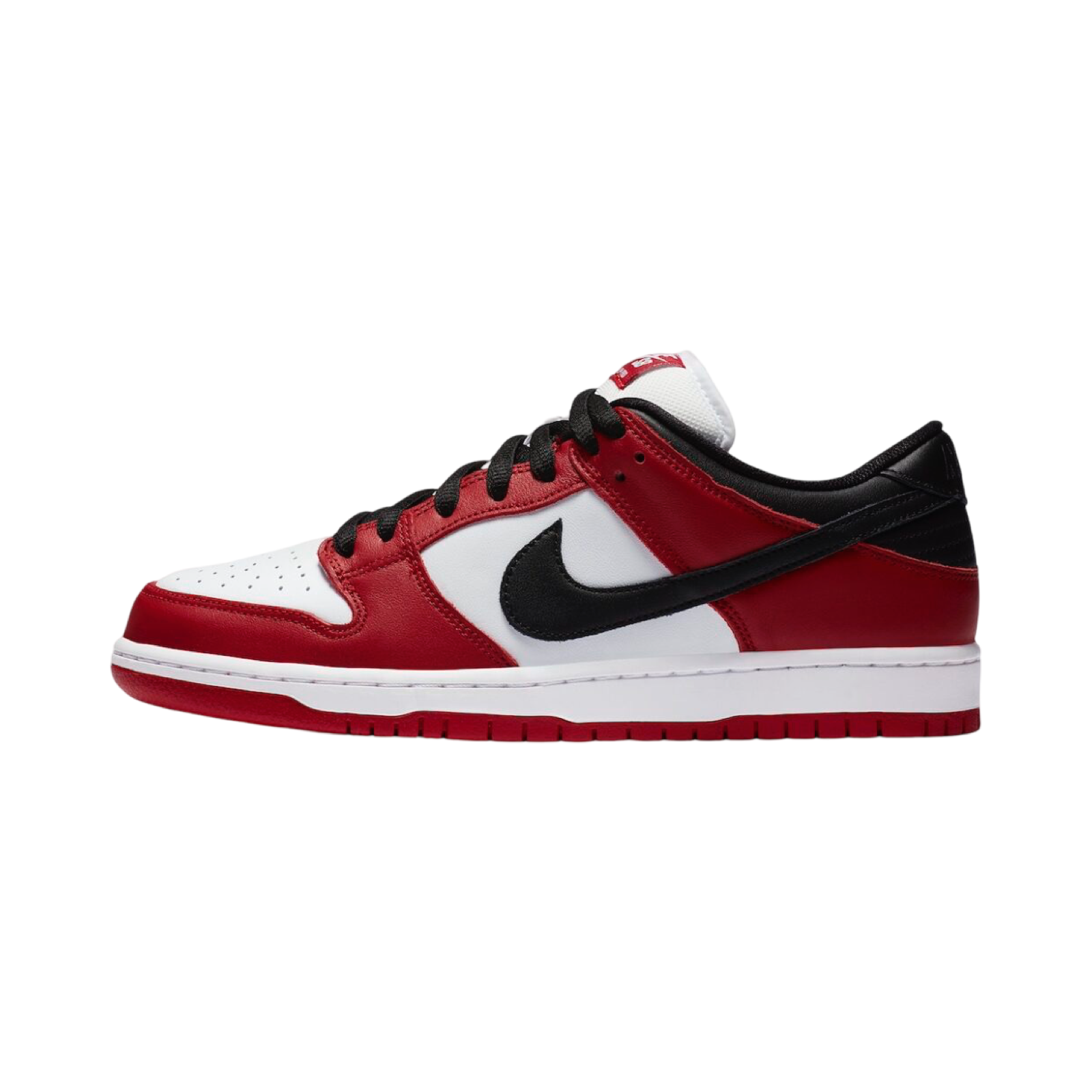 Nike SB Dunk Low J Pack Chicago Varsity Red Black White Sneakers - Men's Basketball Shoes for Skateboarding & Streetwear Fashion