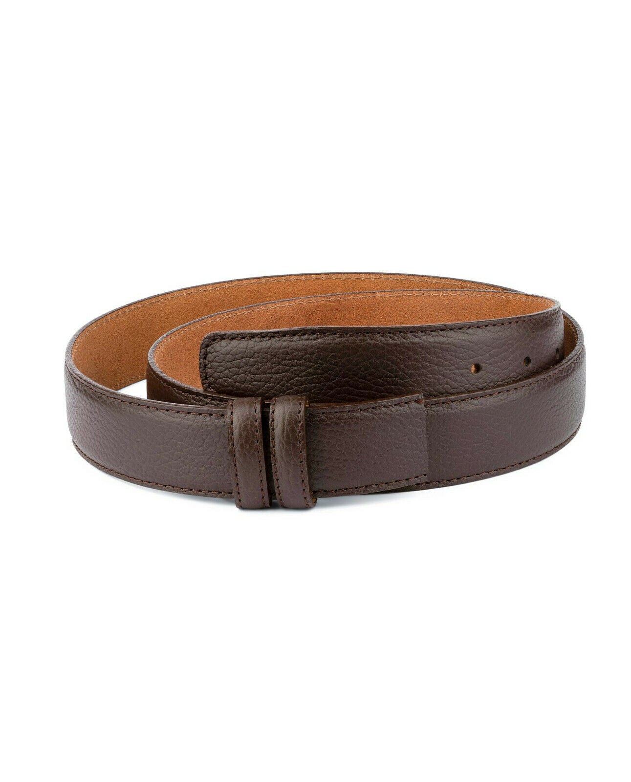 Genuine Brown Leather Belt Strap for Dunhill Buckles - 35mm Width Replacement Strap for Men | Perfect for Office, Casual Wear & Formal Occasions