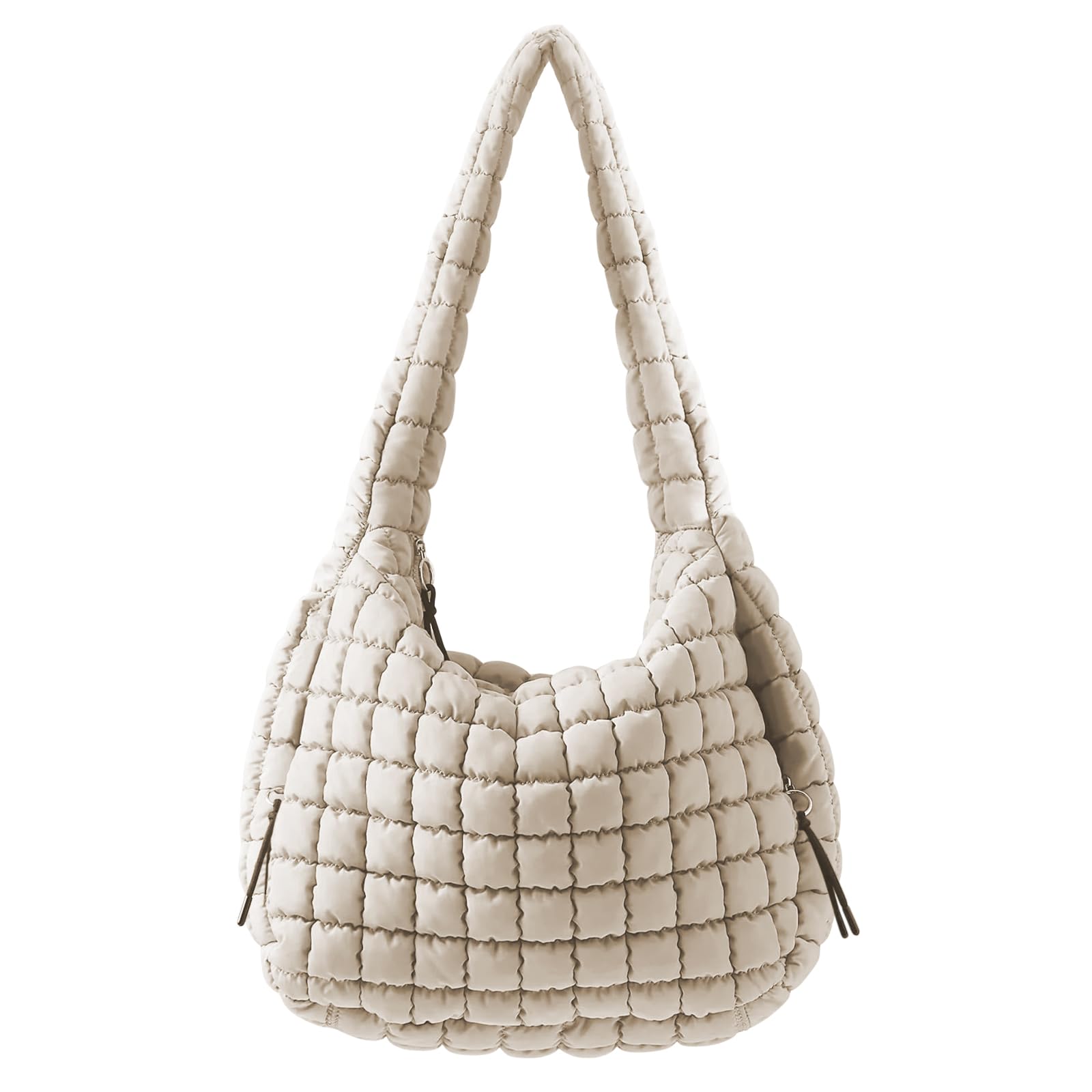 Lightweight Quilted Puffer Crossbody Bag for Women - Stylish Puffy Shoulder Tote & Hobo Handbag | Perfect for Daily Commute, Shopping & Travel Accessories