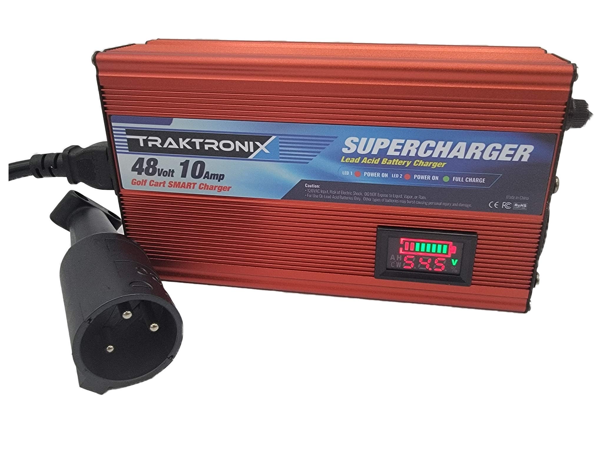 48 Volt Golf Cart Battery Charger - Club Car Compatible Charger for Efficient & Fast Charging | Perfect for Golf Carts, Electric Vehicles & Outdoor Power Equipment