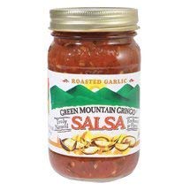 Green Mountain Fire Roasted Garlic Salsa - 12 Pack (16 Oz Each) | Bulk Value Multi-Pack | Authentic Mexican Style Salsa for Chips, Tacos, Nachos & Cooking