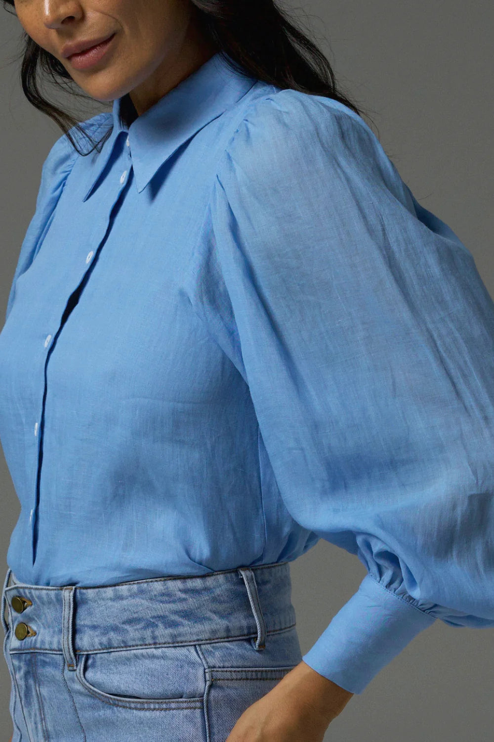 Mirage Arctic Blue Button Down Shirt for Men - Casual & Formal Wear - Perfect for Office, Dates & Special Occasions