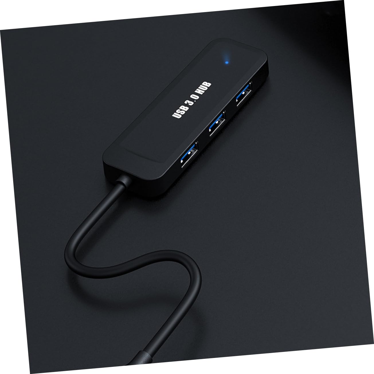OSALADI 4-Port USB 2.0 Hub - High Speed USB Splitter Adapter for Laptop, PC, Computer, Notebook - Expand USB Ports for Keyboard, Mouse, Flash Drive, Printer | Home Office & Gaming Setup Accessory