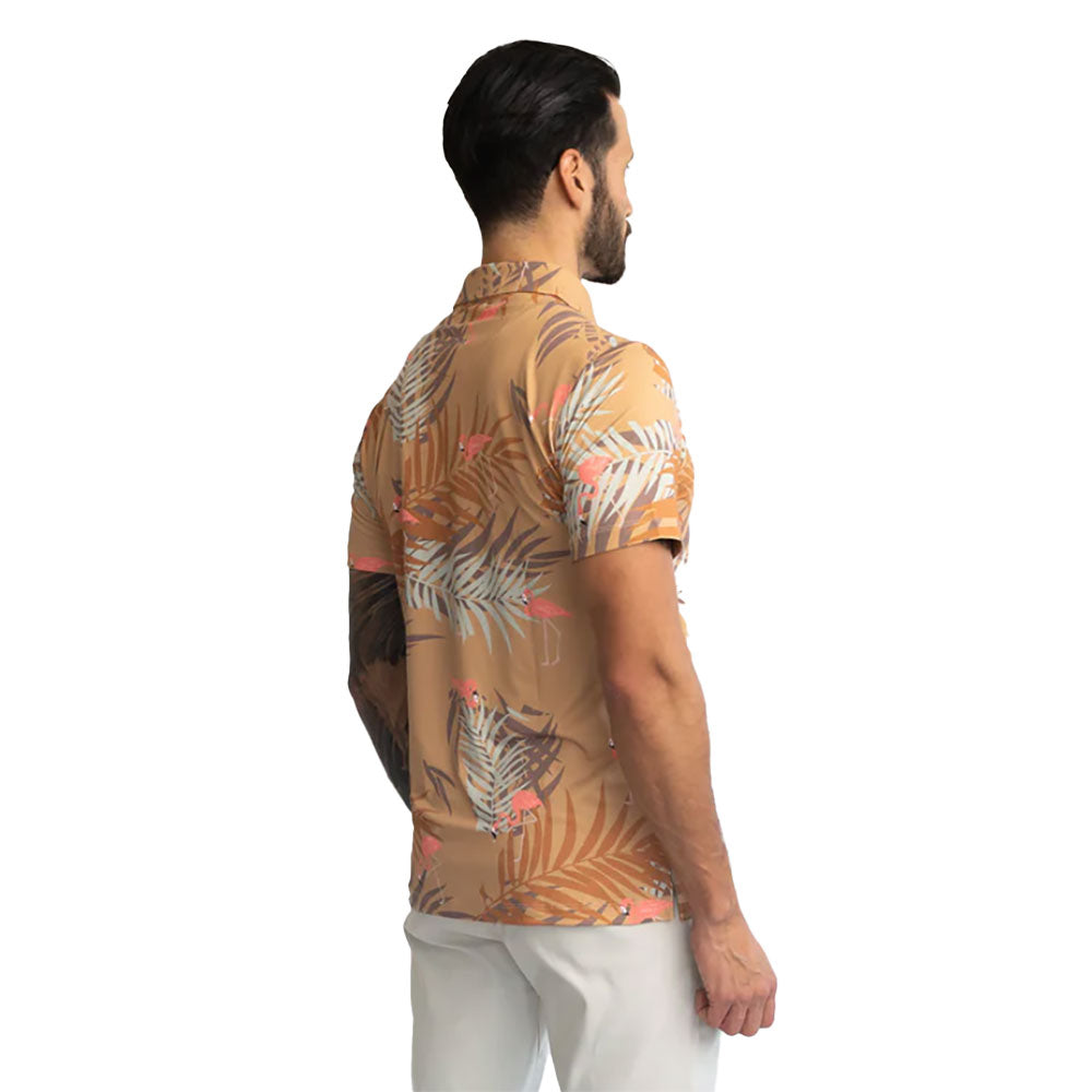 Easy Eagle Men's Golf Polo Shirt - Moisture Wicking, UV Protection & Breathable for Comfort on the Golf Course