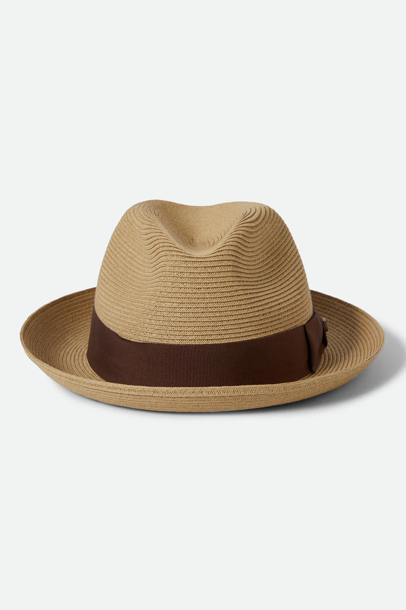 Horton Convertabrim Packable Fedora Hat for Men & Women - Adjustable Sun Hat with UPF 50+ Protection - Dark Tan/Light Brown - Perfect for Travel, Beach, Hiking & Outdoor Adventures