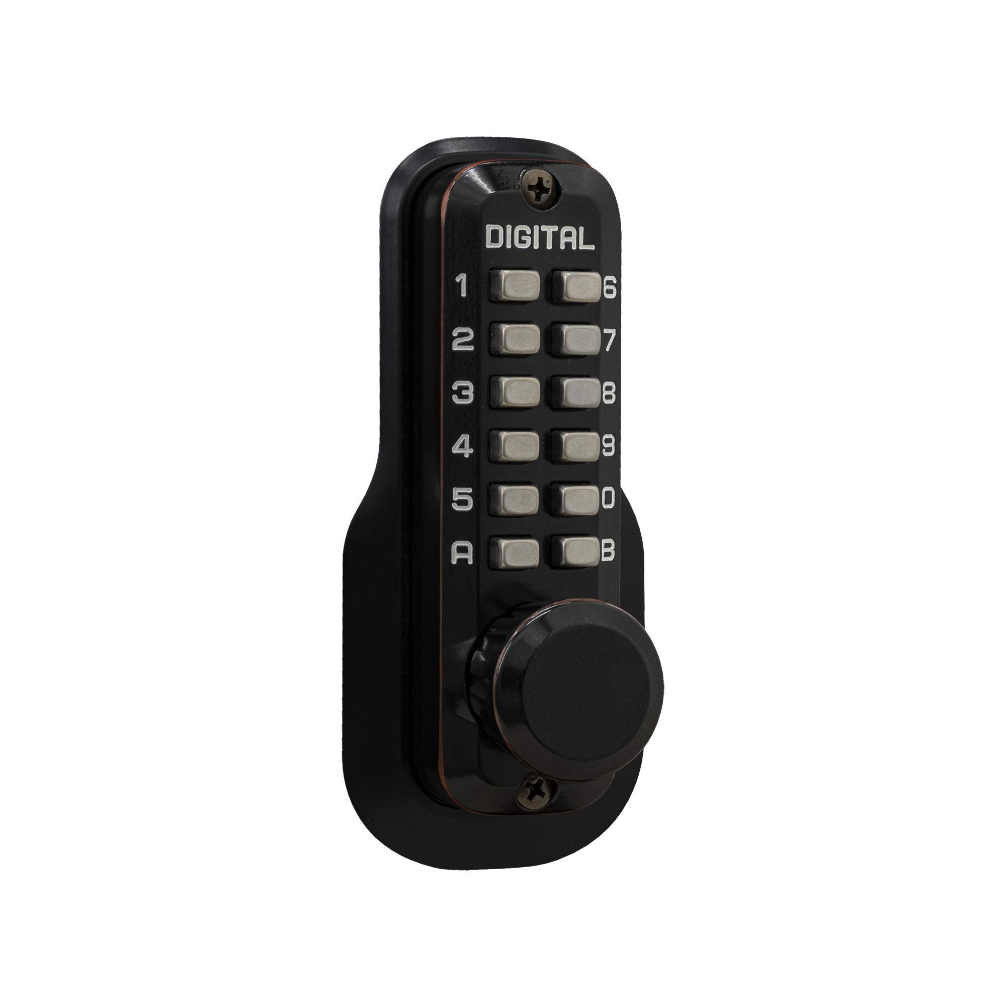 M230OILDC Keyless Mechanical Spring Latch - Heavy Duty Door Lock for Commercial & Residential Security (Ideal for Storage Rooms, Gates & Sheds)