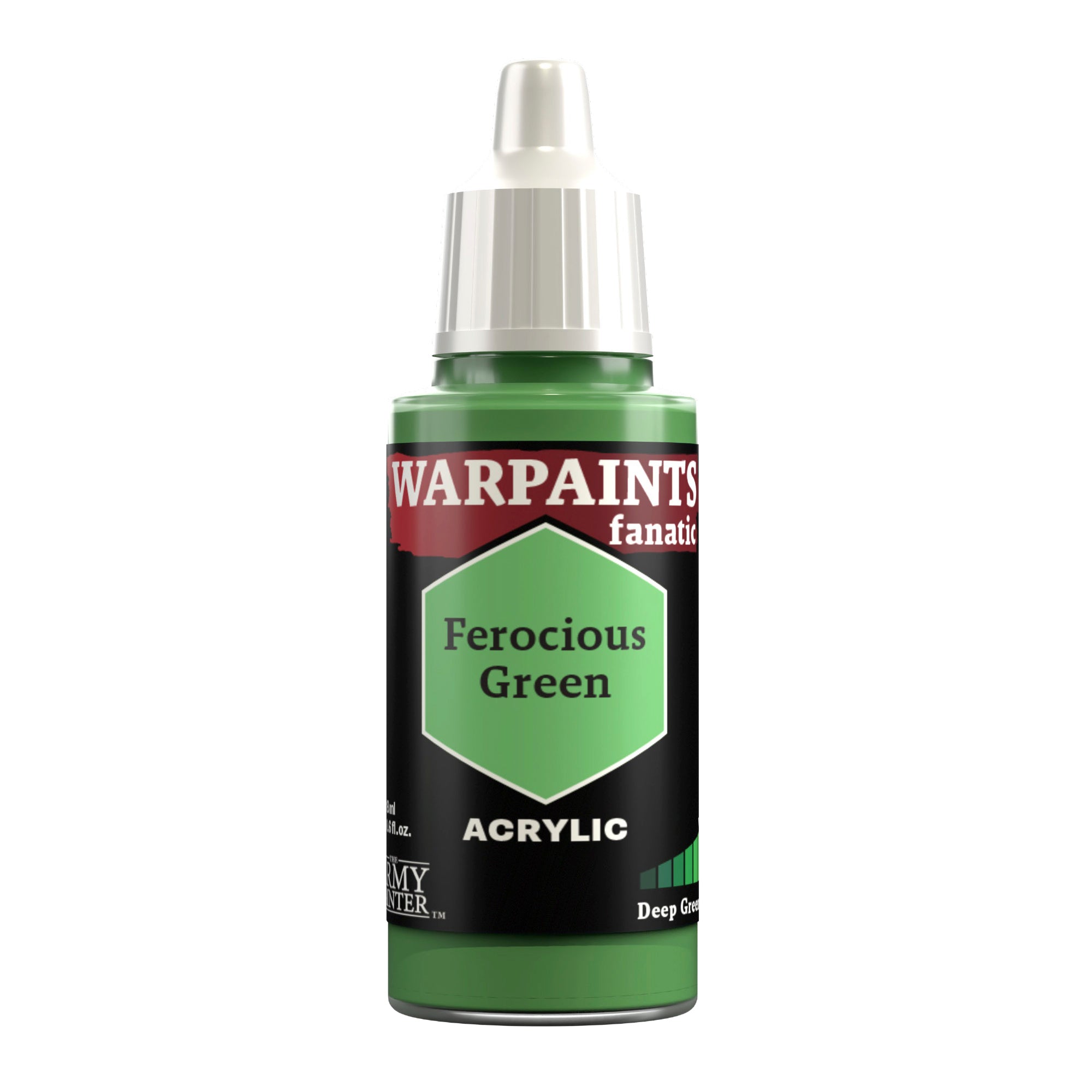 Warpaints Fanatic: Ferocious Green Face Paint - High-Quality Halloween & Cosmetics Makeup for Costume Parties, Theater & Special Effects