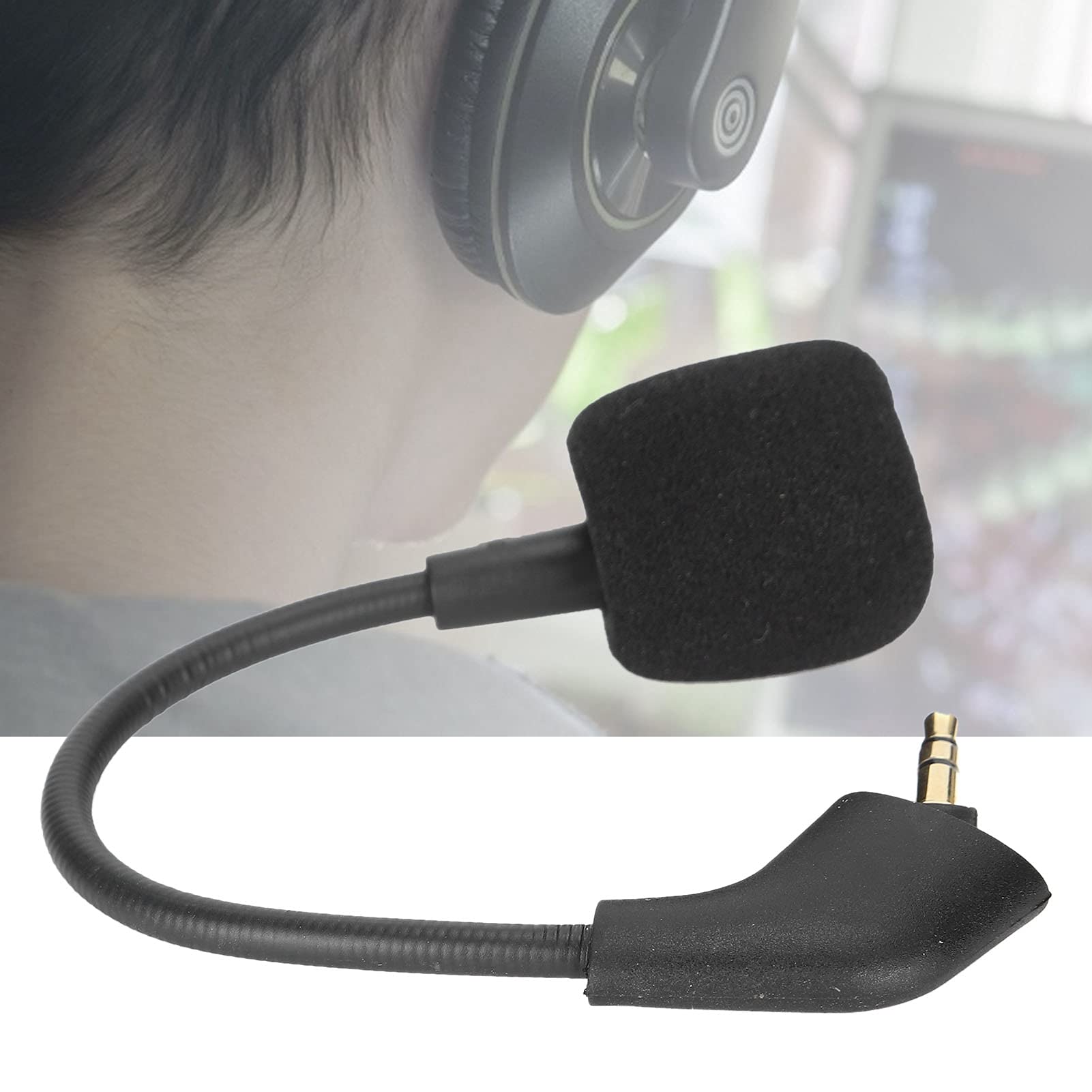 Kingston HyperX Cloud Core & Cloud II Replacement Microphone - Noise Canceling Headset Mic for Gaming, Streaming & Online Meetings
