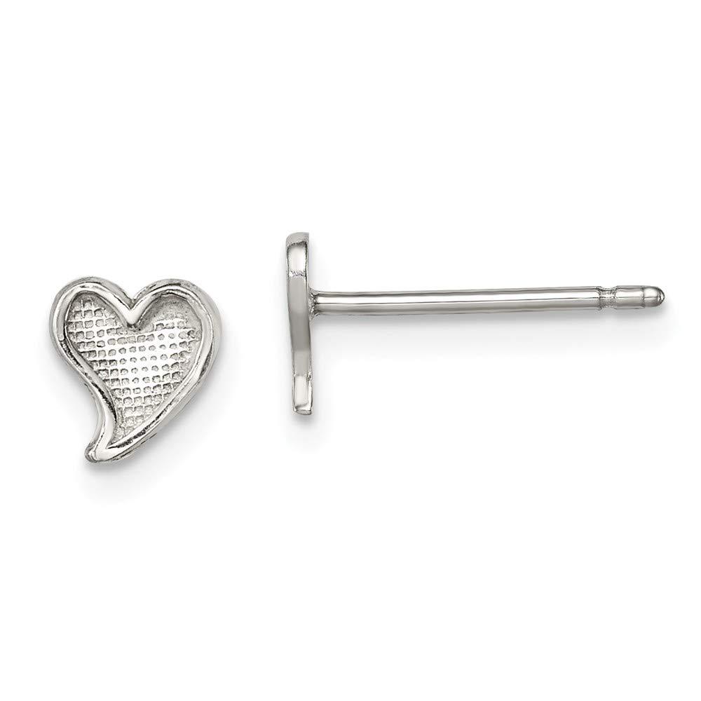 925 Sterling Silver Heart Earrings for Women - Elegant & Hypoallergenic Jewelry Gift for Valentine's Day, Anniversary or Birthday - Perfect for Date Night & Special Occasions