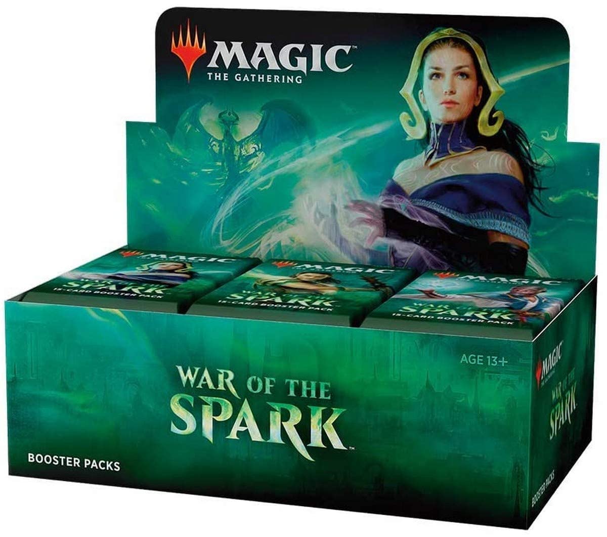 Magic: The Gathering War of The Spark Booster Box - 36 MTG Booster Packs with Planeswalker in Every Pack | Collectible Trading Card Game for Deck Building & Strategy Battles