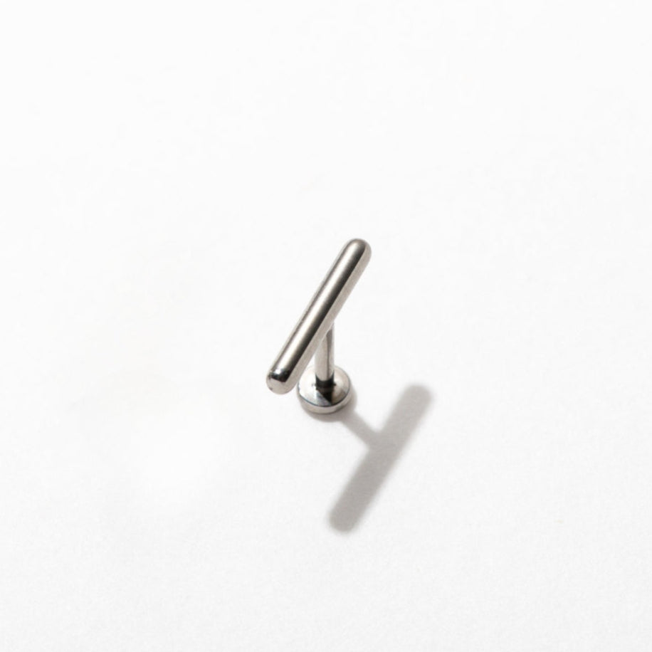 Bar Flat Back Studs - Stainless Steel Earrings for Women | Dainty & Minimalist Jewelry for Everyday Wear | Perfect for Casual, Office & Date Night Outfits