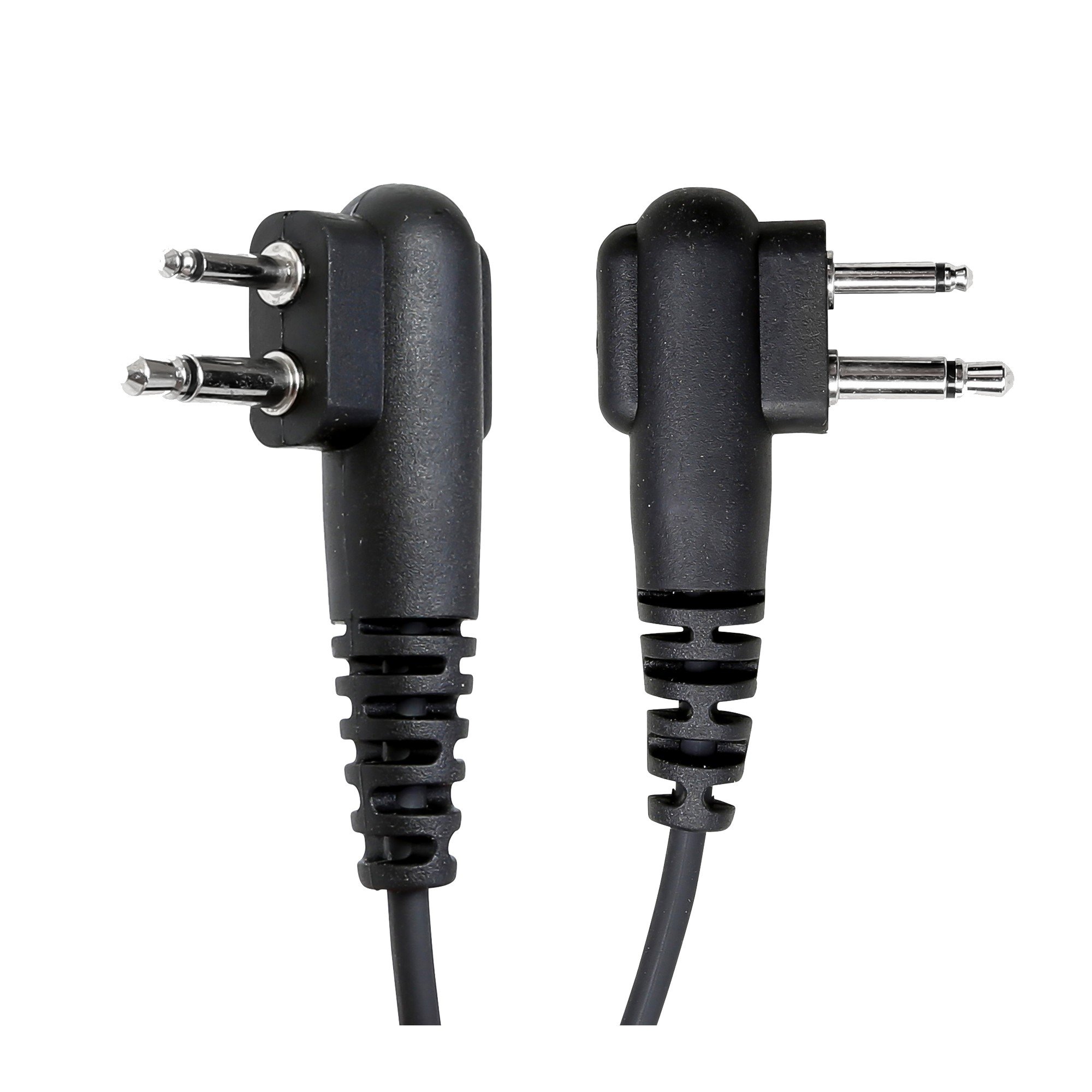 2 Pack G-Shape Style Earphone with PTT MIC - Compatible with Hytera TC-500, RCA Relm RP6500 & Tekk Feidaxin - Clear Communication for Security, Construction & Outdoor Work