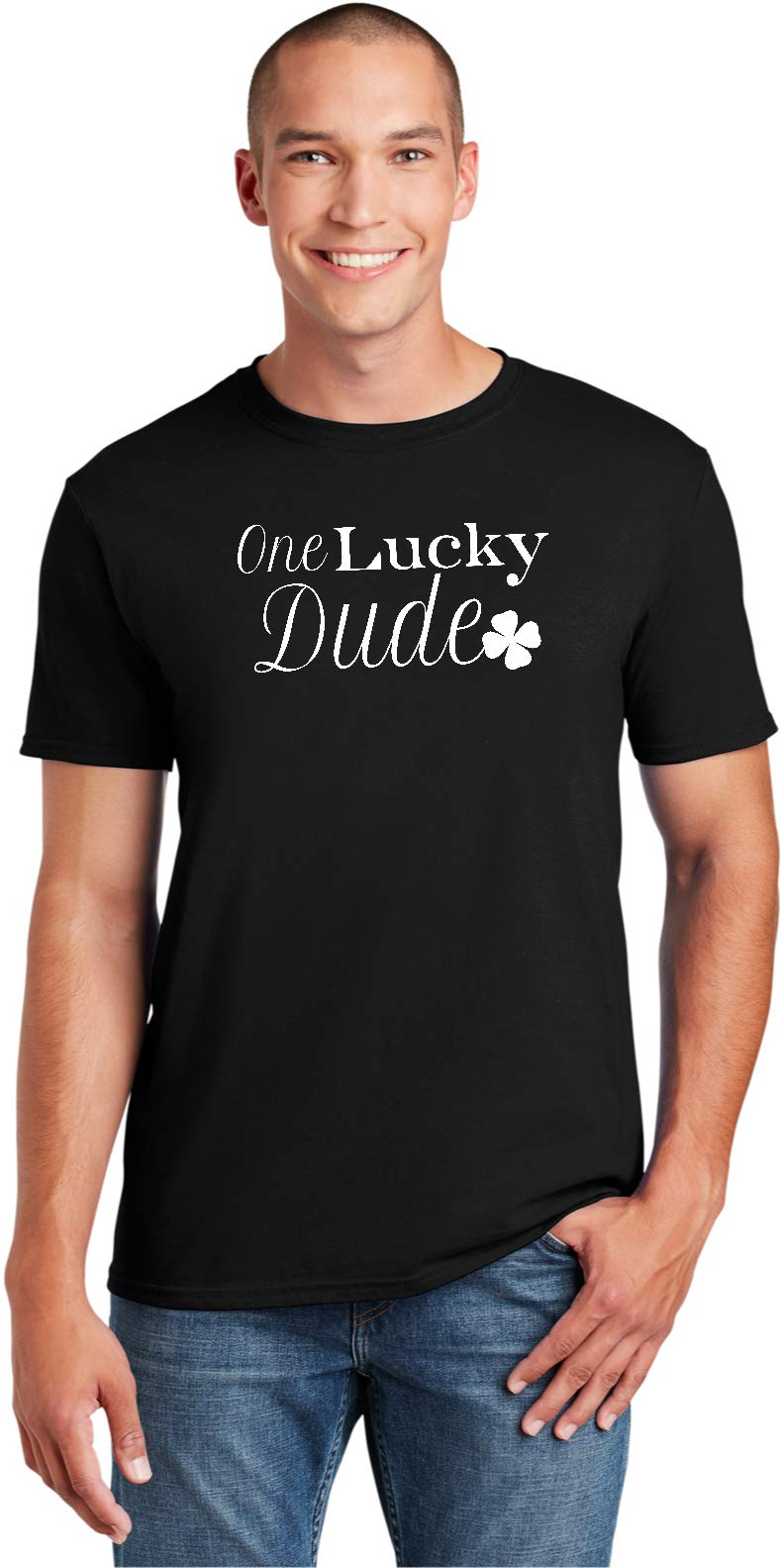 St. Patrick's Day Lucky Dude T-Shirt - Funny Irish Celebration Apparel for Men - Perfect for Parades, Parties & Pub Crawls