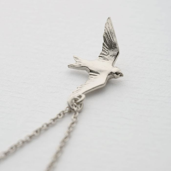 Flying Swallow Necklace - Elegant Silver Bird Pendant Jewelry for Women | Perfect Gift for Birthday, Anniversary & Valentine's Day | Everyday Wear & Special Occasions
