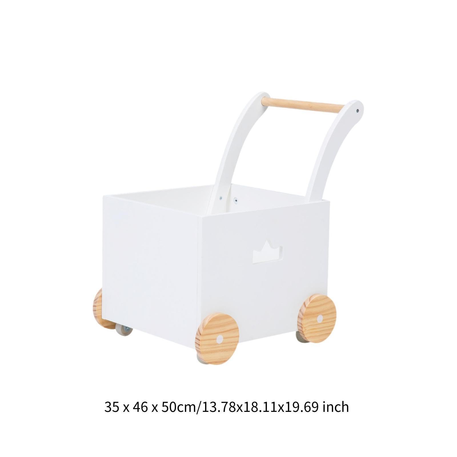 Qialexicon Baby Push Walker Cart for Toddlers Ages 3+ | Learning Walking Toy with Adjustable Handle | Perfect for Indoor & Outdoor Play, First Steps Assistance, and Early Childhood Development