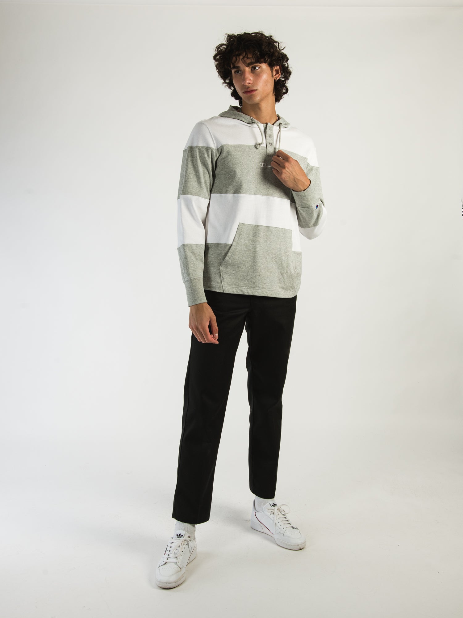 Champion Rugby Hoodie with Pocket - Men's & Women's Pullover Sweatshirt for Sports & Casual Wear - Clearance Sale