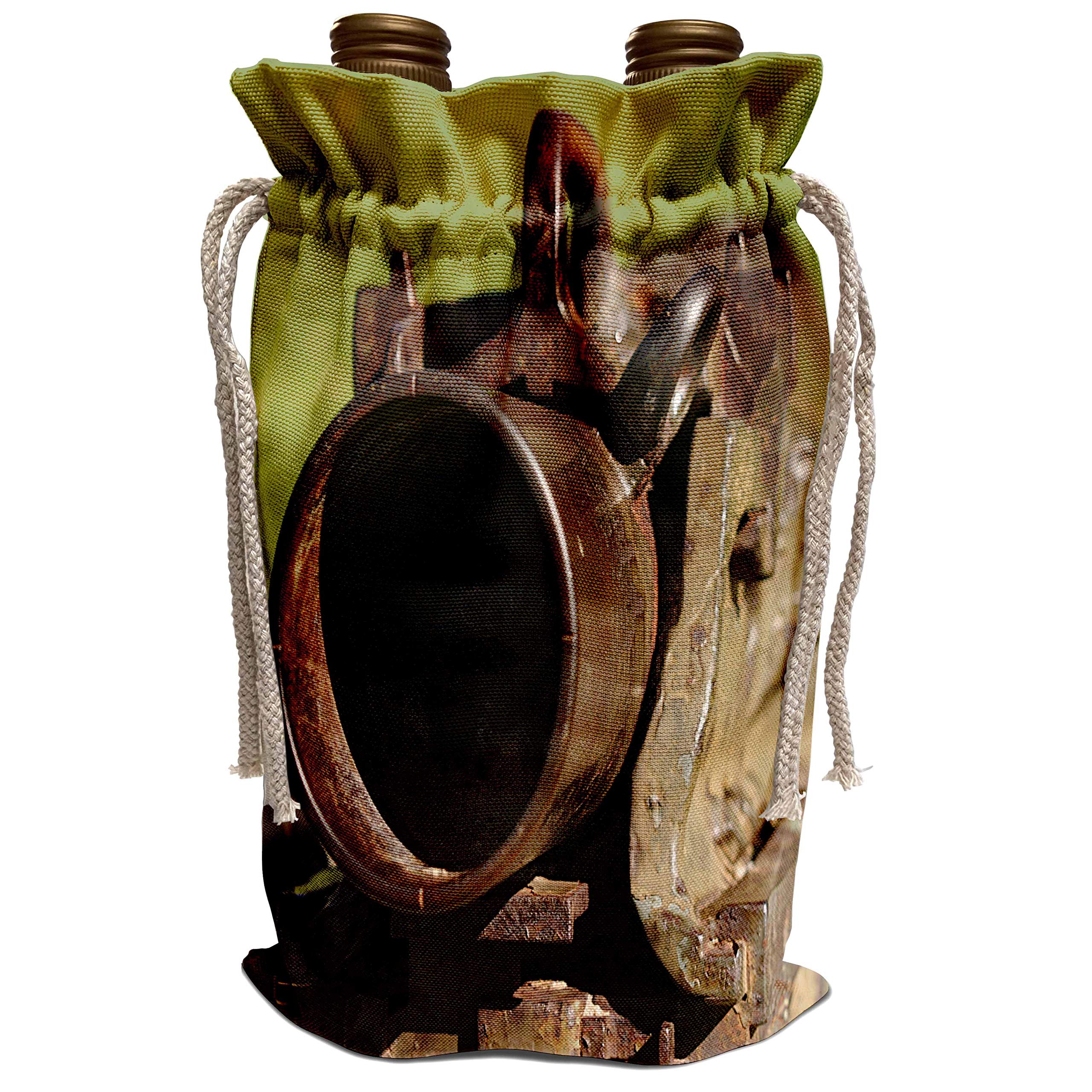 3D Printed Wine Tote Bag - Kaboom Canon in Park Design by Henrik Lehnerer - Reusable Grocery Shopping Bag for Picnics, Beach & Outdoor Events (wbg_181333_1)
