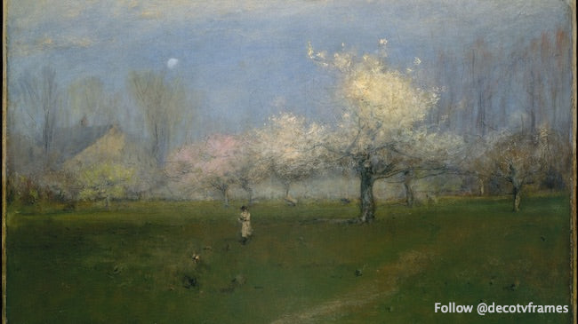 Spring Blossoms in Montclair New Jersey - Vintage Landscape Art Print 1891 - Perfect for Home Decor & Office Wall Art