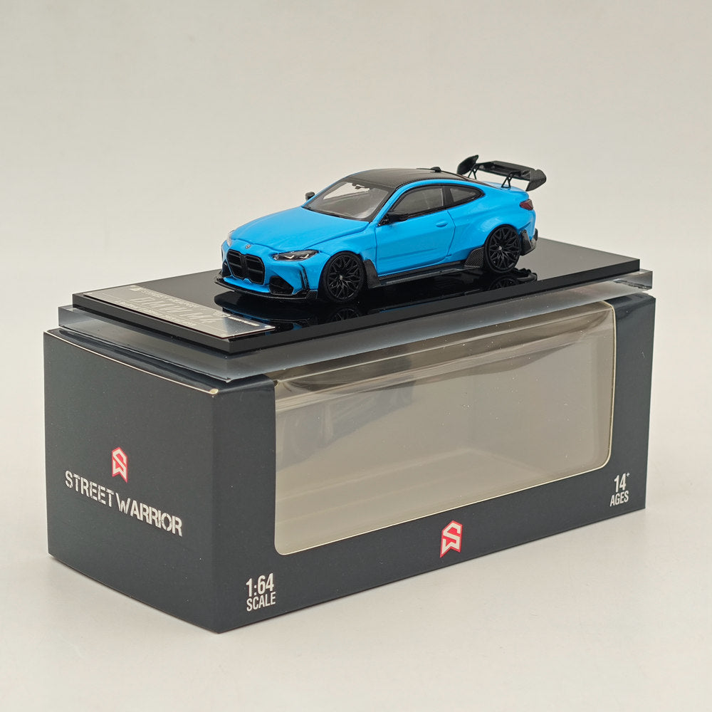 1:64 Scale BMW M4 G82 Sports Model Diecast Car - Limited Edition of 499 - Blue Collector's Item for Display, Racing Enthusiasts & Gift Giving