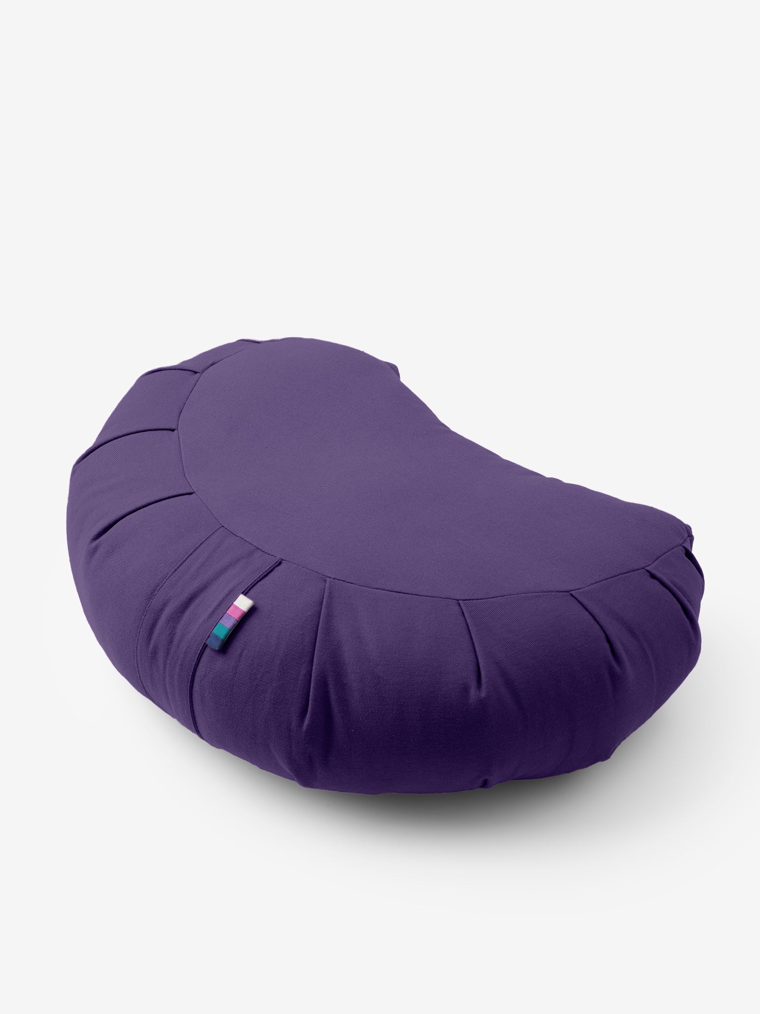 Yogamatters Organic Cotton Crescent Meditation Cushion - Set of 10 for Yoga Studios, Meditation Classes & Home Practice | Eco-Friendly Yoga Bolster for Comfortable Seating