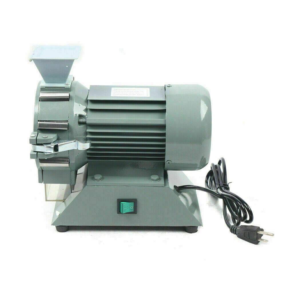 Electric Micro Plant Grinding Machine - 110V 1400R/Min Soil Pulverizer, Herb & Grain Grinder for Flour, Spices, Corn & Beans | Perfect for Home Baking, Organic Farming & DIY Powder Processing