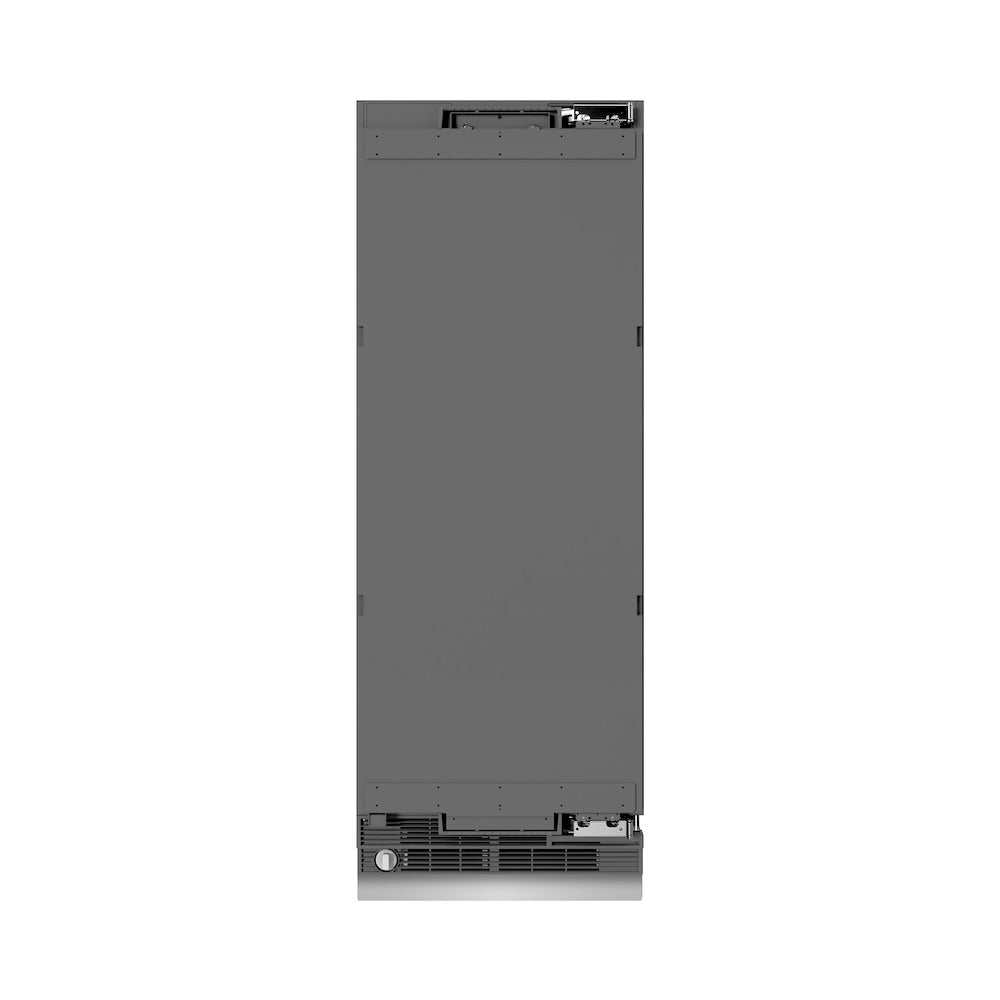 ZLINE Autograph Edition 30-inch 16.7 cu. ft. Panel Ready Column Refrigerator - Graphite Gray Interior with Champagne Bronze Accents (RBCRVZ 30 CB) | Perfect for Modern Kitchens, Open-Concept Homes & Luxury Appliances Collection
