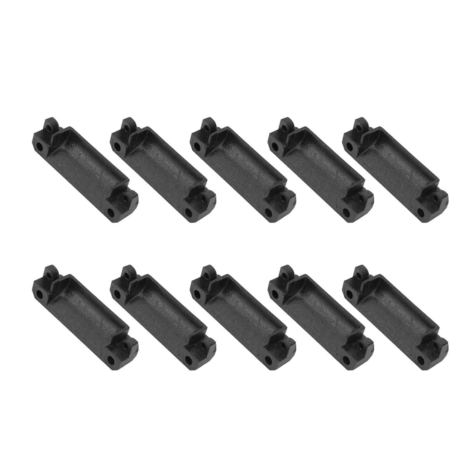 ViaGasaFamido 10Pcs ABS Blower Fan Air Guide Parts - High Efficiency Heat Dissipation & Thermal Conductivity Cooling Duct Replacement for 3D Printers | Perfect for DIY 3D Printing Projects & Printer Maintenance