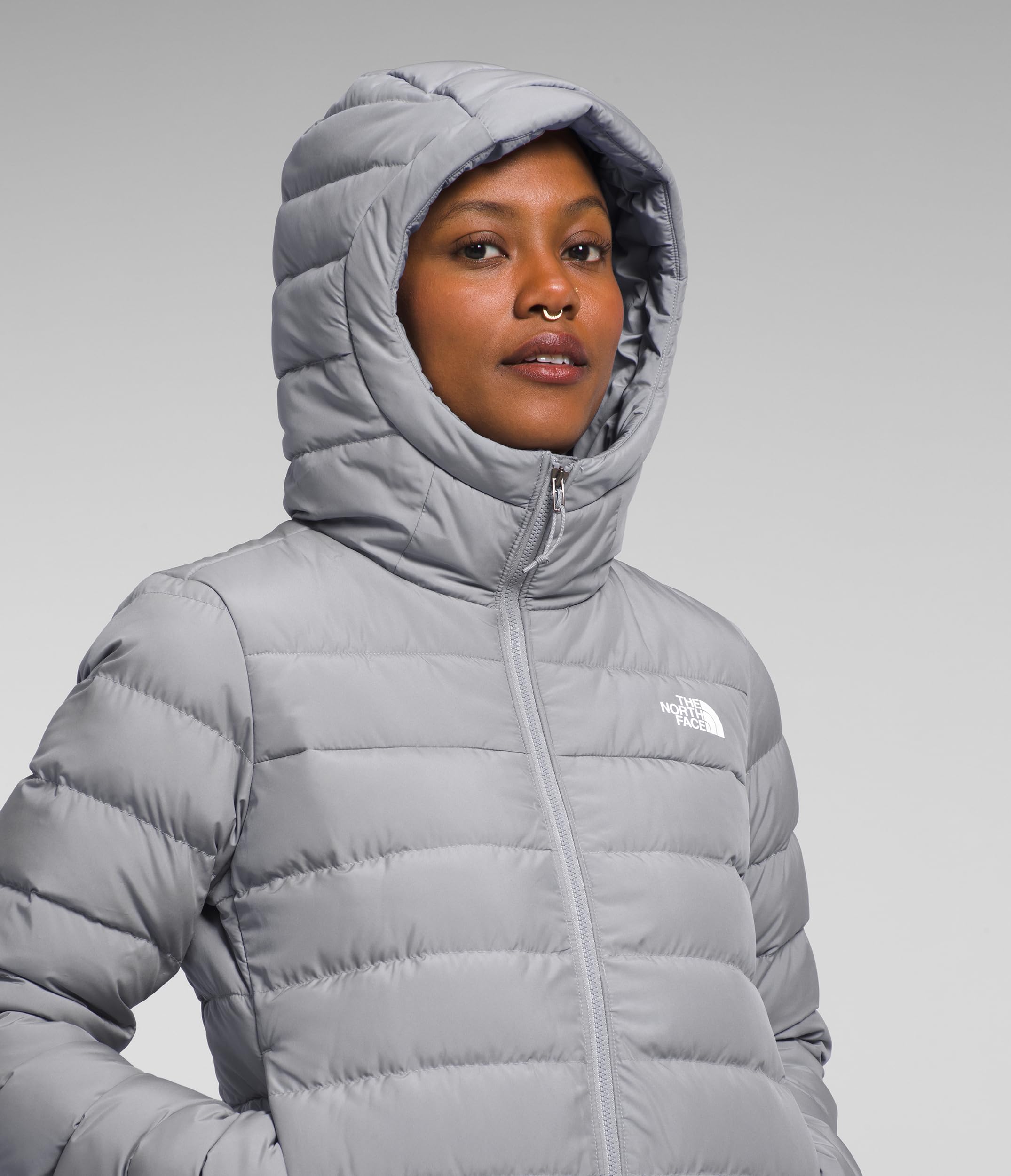 THE NORTH FACE Women’s Aconcagua Down Insulated Hoodie Jacket - Warm Winter Parka with Water-Resistant Shell for Hiking, Skiing & Outdoor Adventures