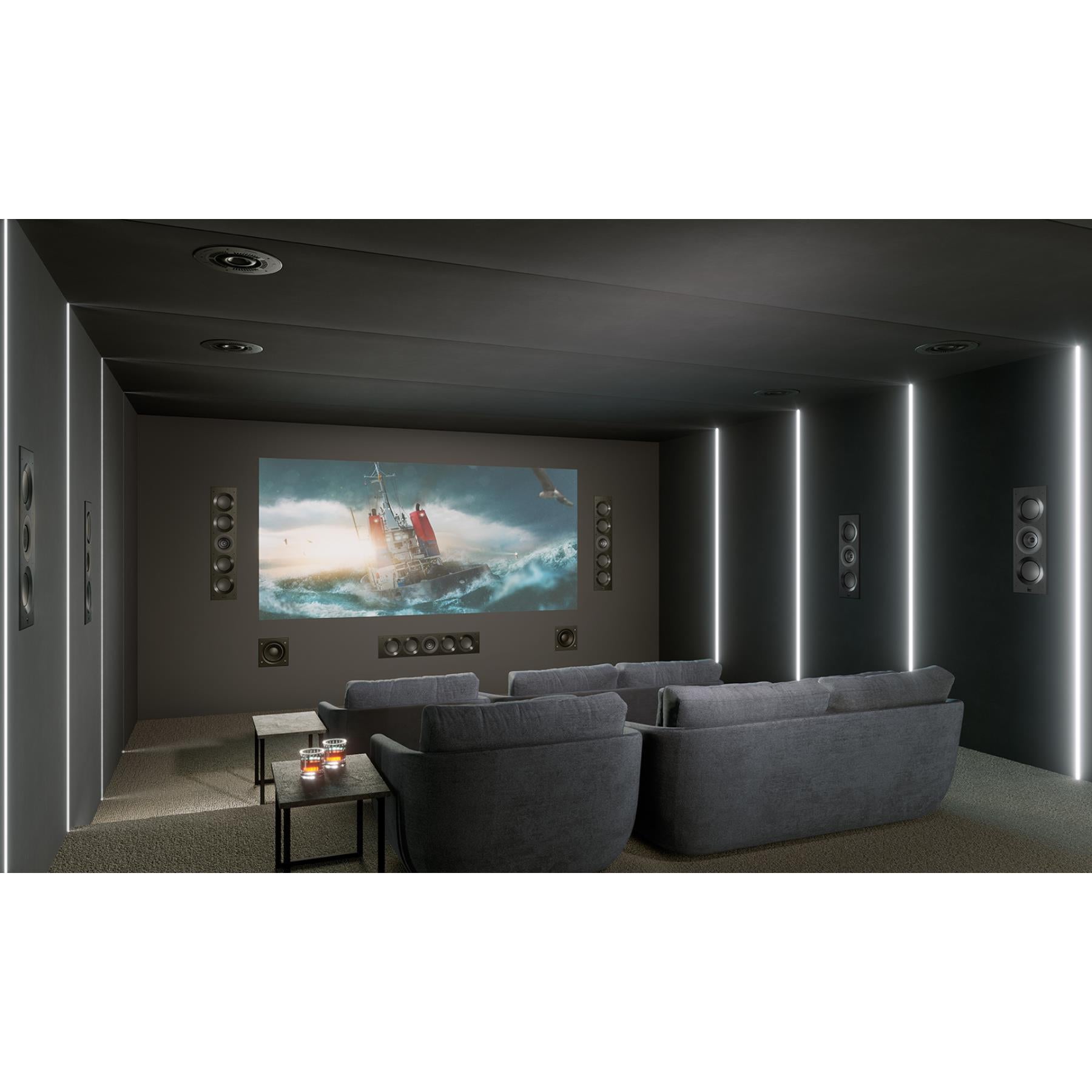 KEF Ci5160REFM THX Certified In-Wall Speaker - Premium Reference Series for Home Theater & Audiophile Sound Systems | Perfect for Living Rooms, Home Cinemas & High-End Audio Setups