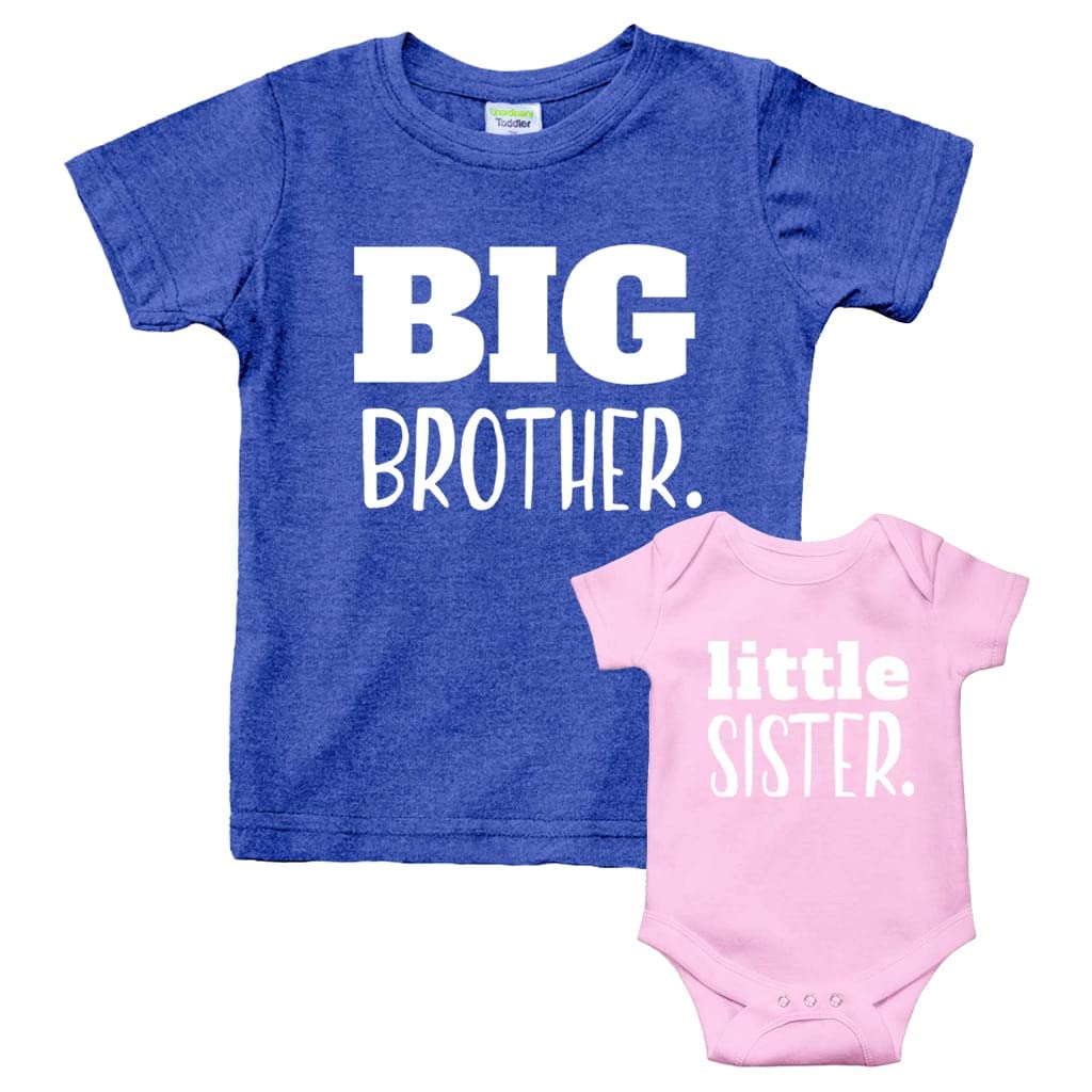 Adorable Matching Sibling Outfits for Toddler Big Brother & Little Sister - Coordinating Newborn Baby Girl Clothes Set | Perfect for Family Photos, Holidays & Special Occasions