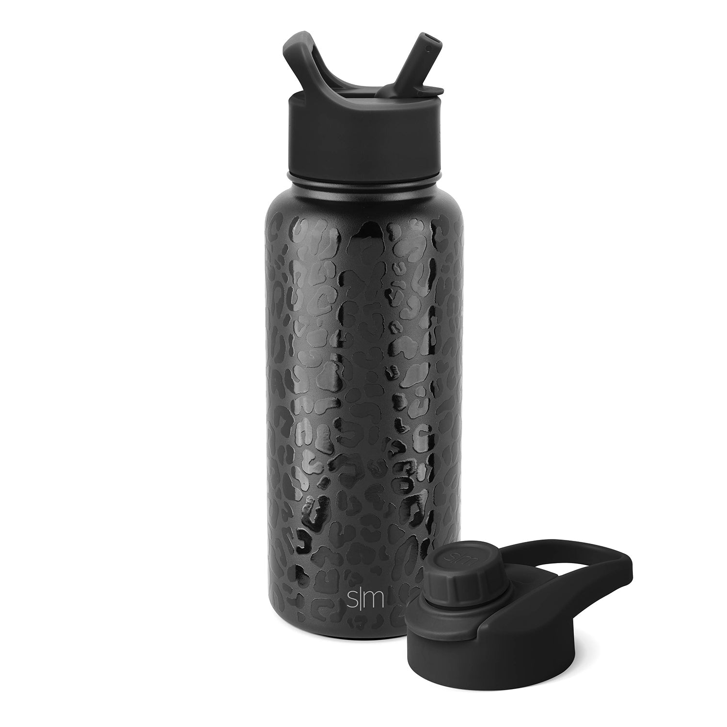 Summit Insulated Water Bottle with Straw & Chug Lid - 32oz Leakproof Stainless Steel Thermos for Gym, Hiking & Outdoor Activities