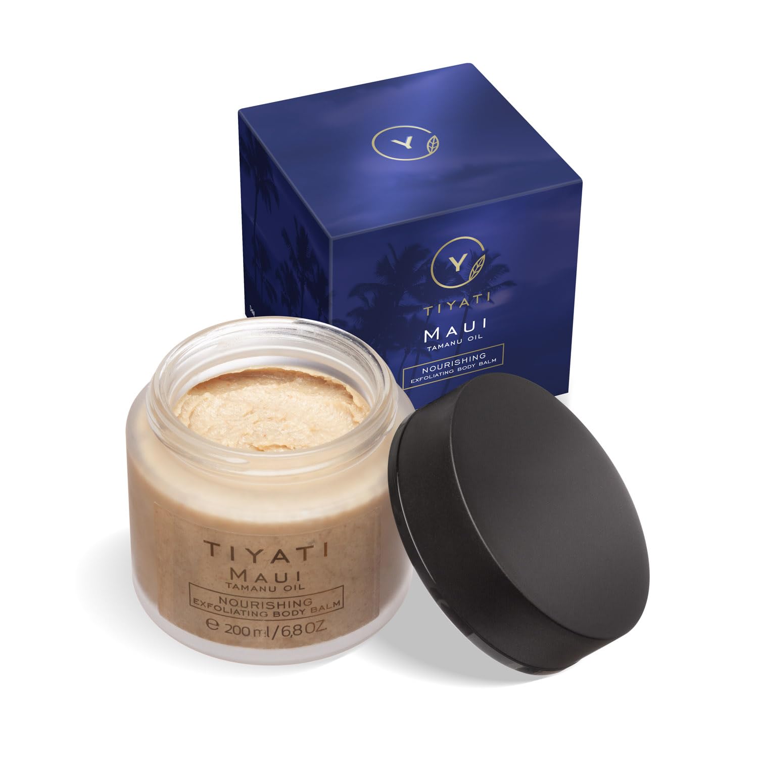 MAUI Luxurious Exfoliating Body Scrub 200ml - Natural Organic Body Balm with Tamanu Oil for Smooth & Glowing Skin | Spa & Self-Care Essential