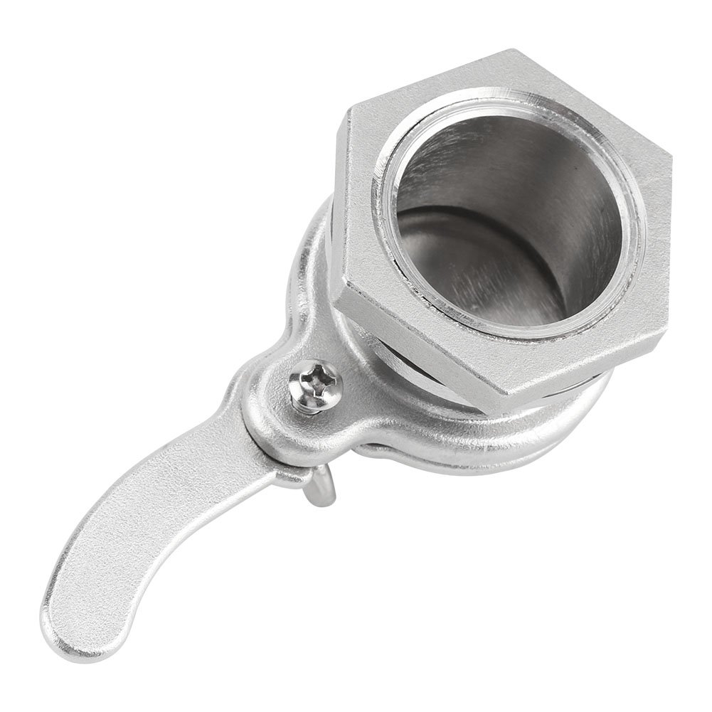 Tyenaza Stainless Steel Honey Gate Valve - Beekeeping Tool for Honey Extractor, Beekeeping Supplies, Home Brewing & DIY Honey Extraction (3/4 Inch)