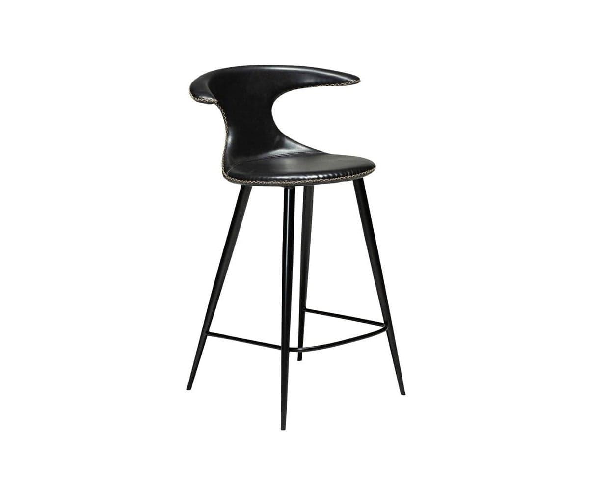 Drake Counter Stool - Modern Kitchen Bar Stools with Back Support, Adjustable Height for Breakfast Nook, Home Bar & Dining Room - Set of 2