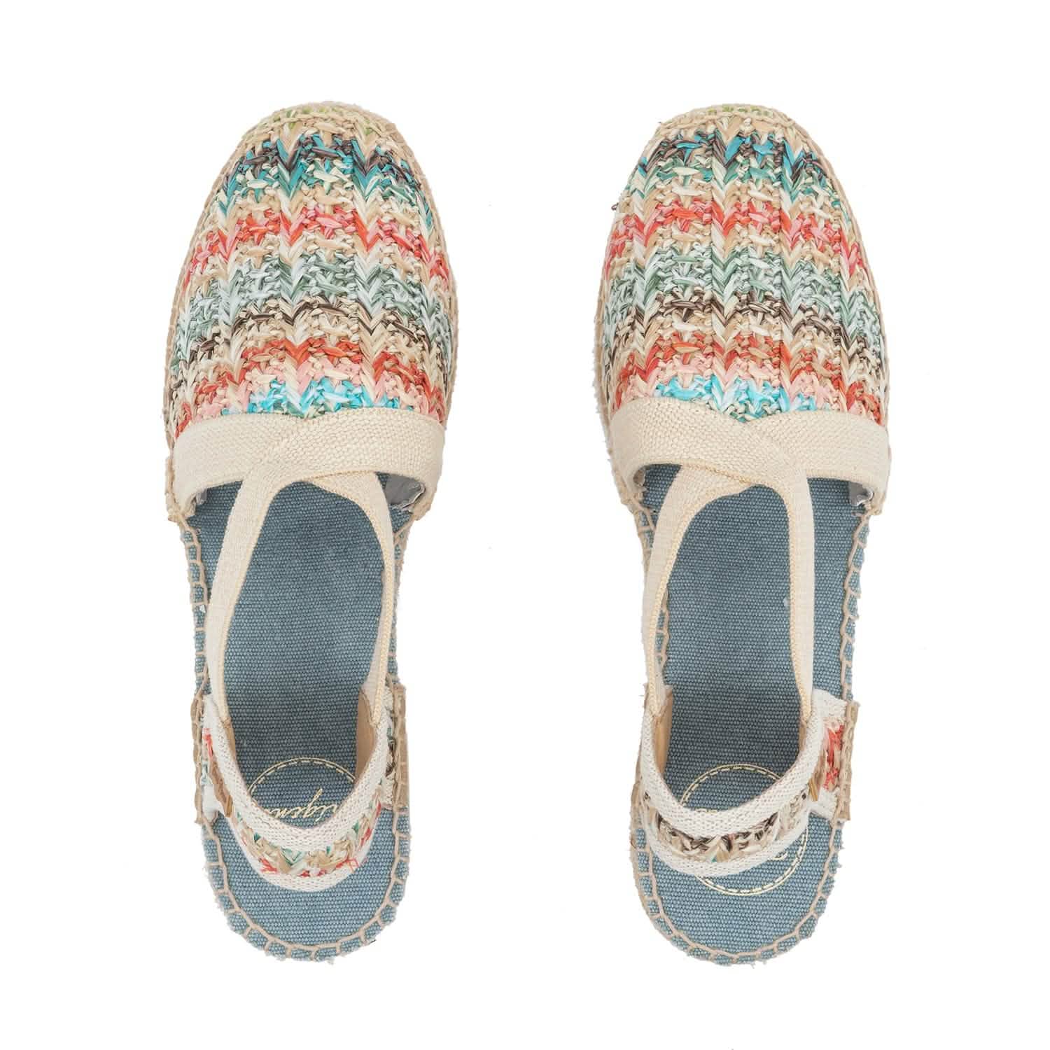 Women's Comfortable Cotton Blend Wedge Espadrille Shoes - Breathable Summer Casual Flats for Beach, Walking & Outdoor Activities