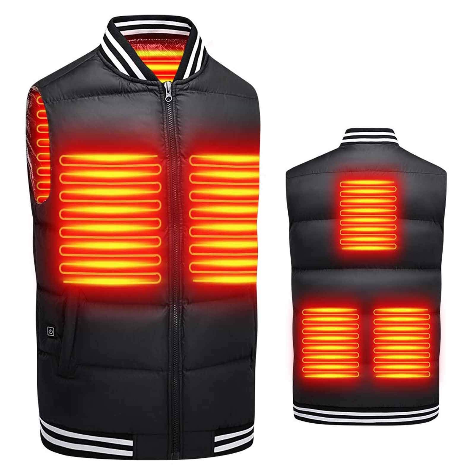 Lightweight USB Heated Vest for Women - Electric Heating Jacket with USB Charging for Outdoor Activities, Winter Sports & Cold Weather (Batteries Not Included)