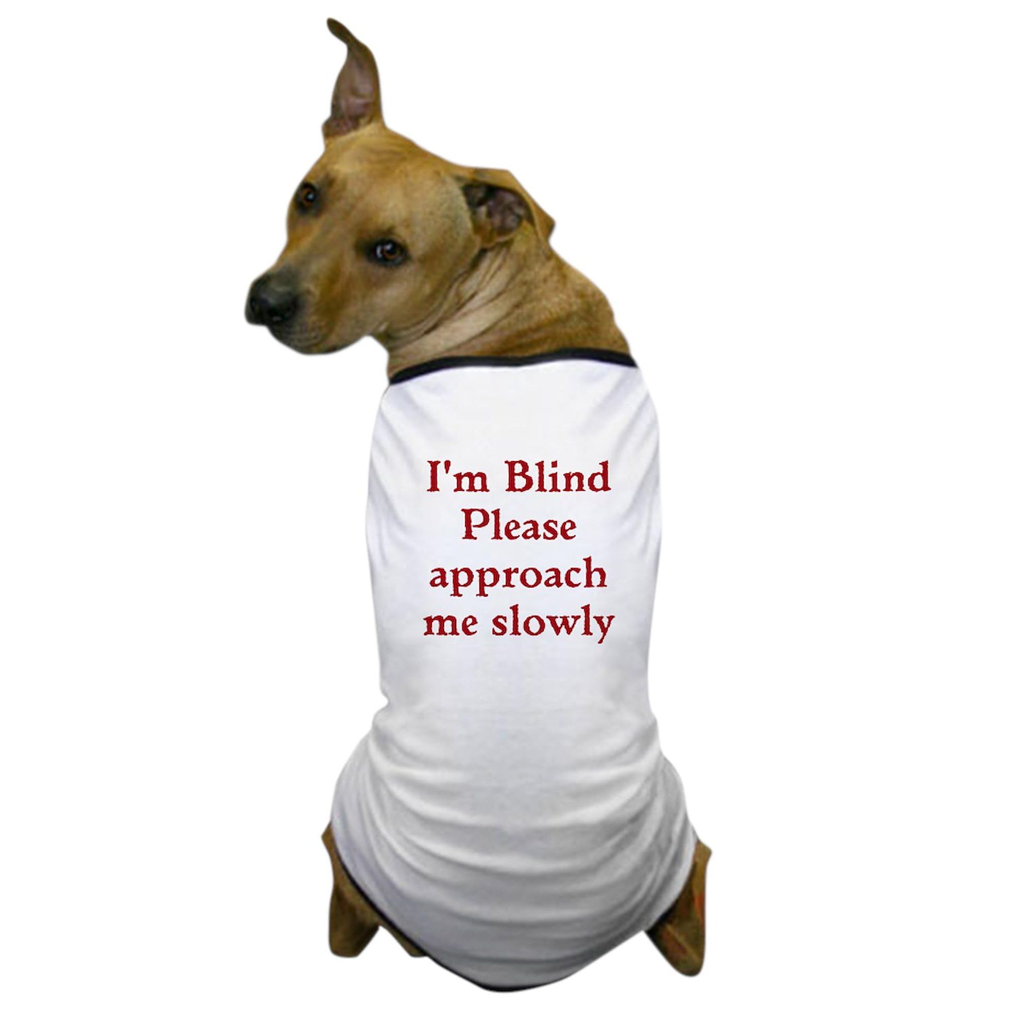 Blind Dog T-Shirt | Funny Pet Clothing & Costume for Dogs | Perfect for Blind Dog Awareness, Pet Lovers & Humor Outfits