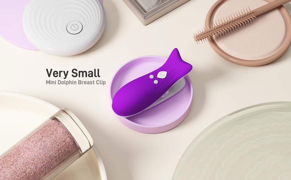 Premium Nipple Vibrators & Clitoris Clips - 10 Powerful Vibration Modes, Wireless Remote Control for Women & Couples - Purple & White - Enhance Intimacy & Foreplay in the Bedroom