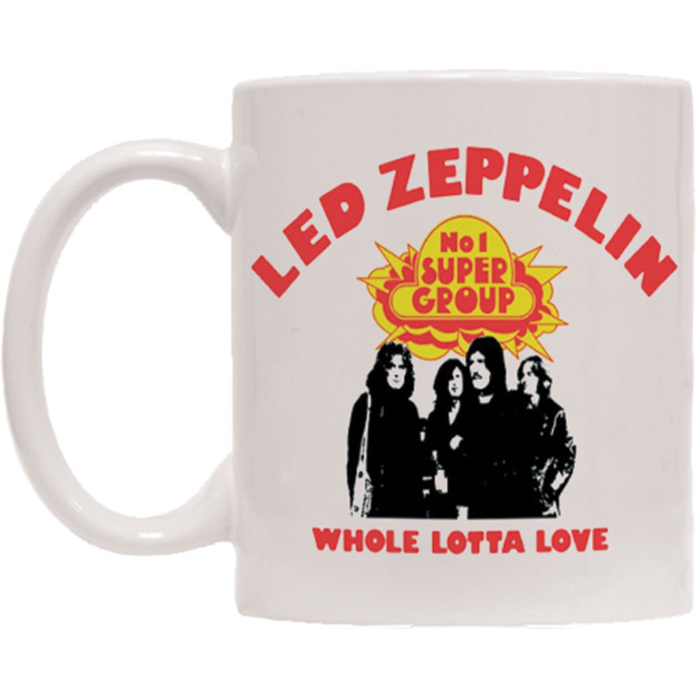 Led Zeppelin Band Official Coffee Mug - 11oz Ceramic Cup for Hot & Cold Drinks - Perfect Gift for Rock Music Fans & Collectors - Ideal for Home, Office, or Concert Merchandise