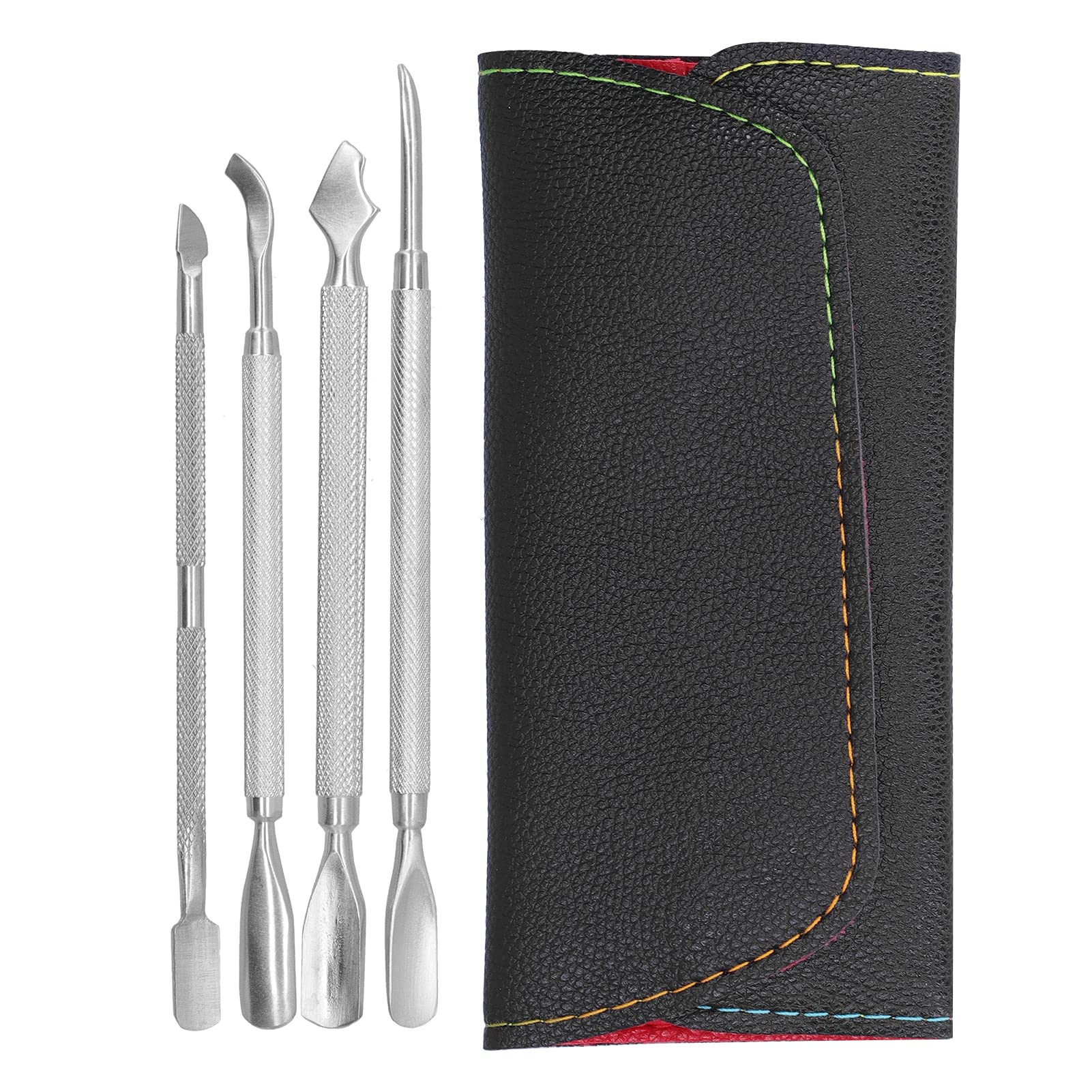 Professional Stainless Steel Nail Cuticle Pusher - Durable Manicure Tool for Nail Salons & Home Use - Perfect for Nail Care, Pedicures & DIY Manicures