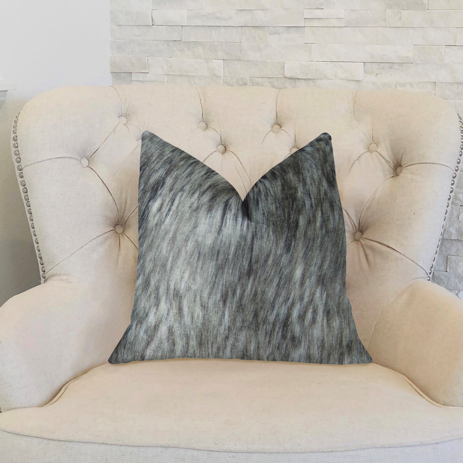 Plutus Cozy Siberian Husky Handmade Luxury Pillow - 12x20 Inch Soft Decorative Throw Cushion for Sofa, Bed, Nursery | Perfect Gift for Dog Lovers & Home Decor