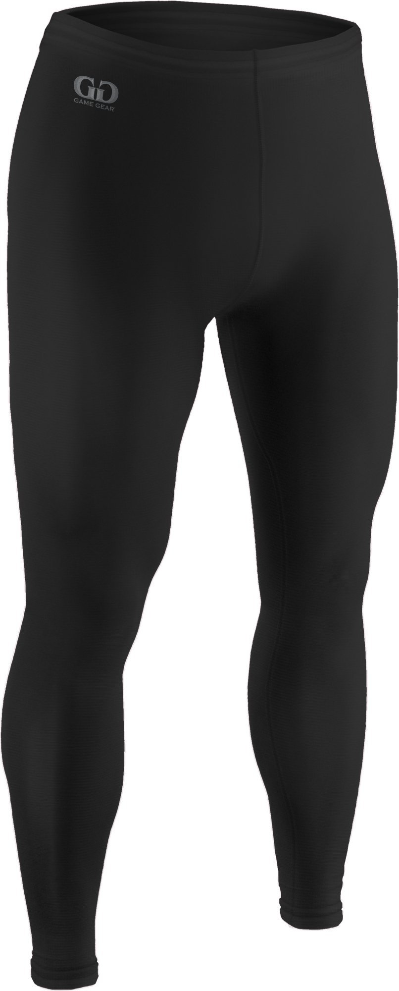 Men's & Women's Sports Compression Tights - Odor Resistant (XXL, Black) for Running & Workouts