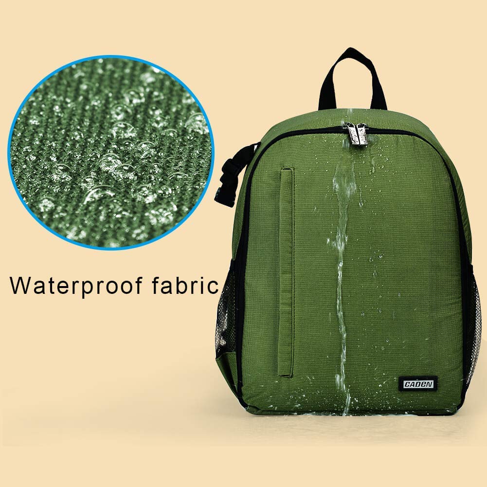 Professional Waterproof Camera Backpack for DSLR/SLR/Mirrorless Cameras - Compatible with Sony Canon Nikon Lenses & Tripod Accessories (Green) | Perfect for Travel, Hiking & Outdoor Photography
