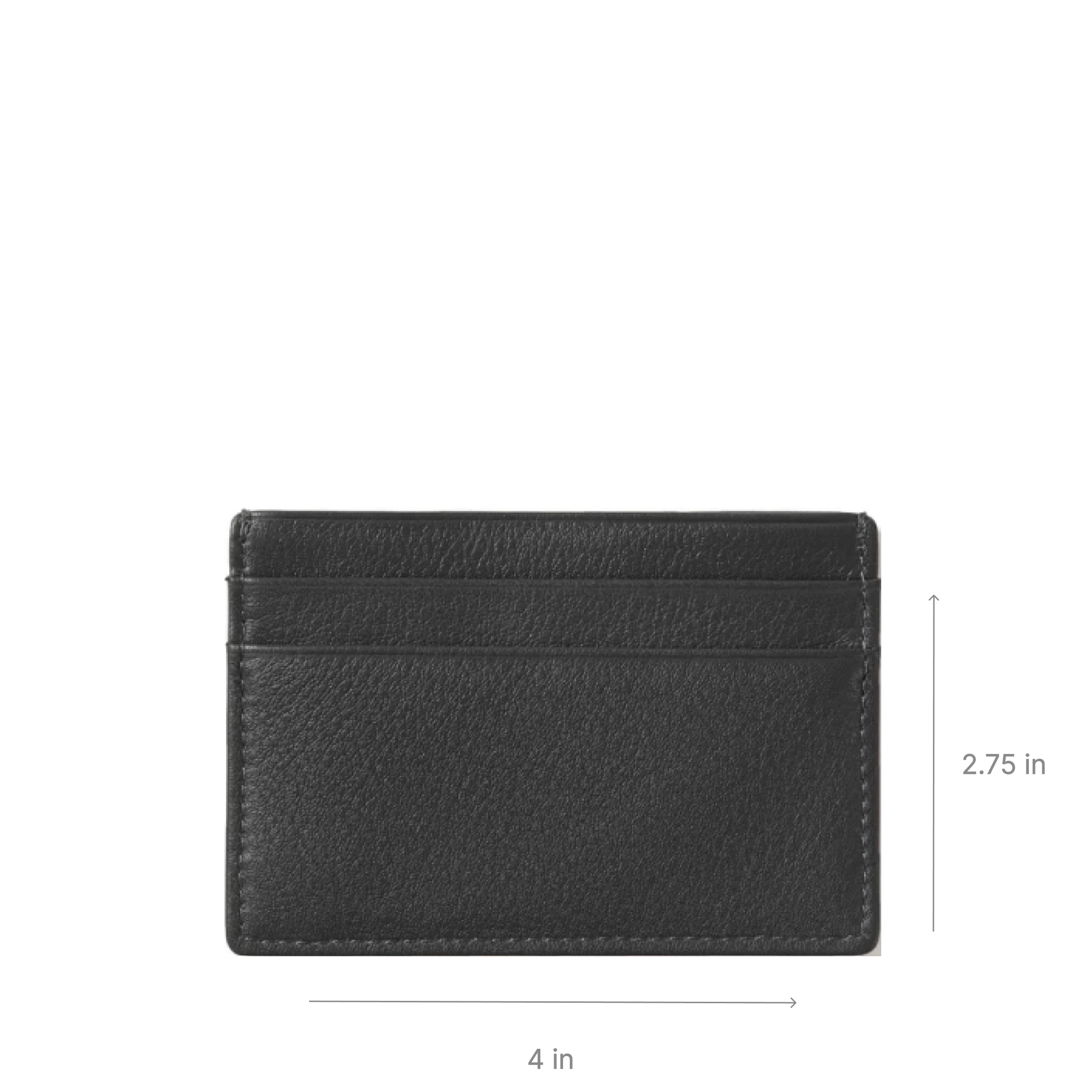 Slim Leather Card Holder Wallet for Men & Women - RFID Blocking, Minimalist Design - Perfect for Credit Cards, IDs, and Business Cards | Ideal for Travel, Work, and Everyday Use