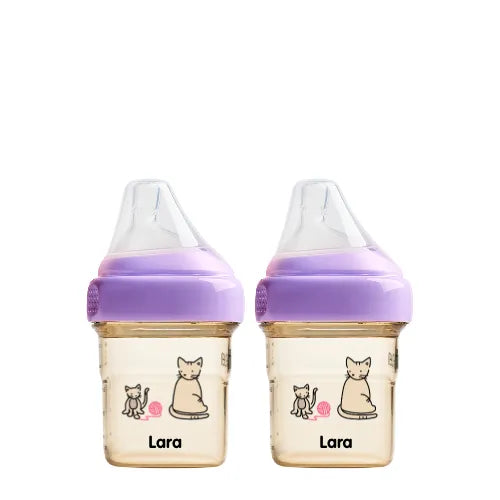Hegen Baby Bottle - Customizable & Personalized Feeding Bottle for Newborns & Infants | BPA-Free, Leak-Proof Design | Perfect for Daycare, Travel & On-the-Go Feeding