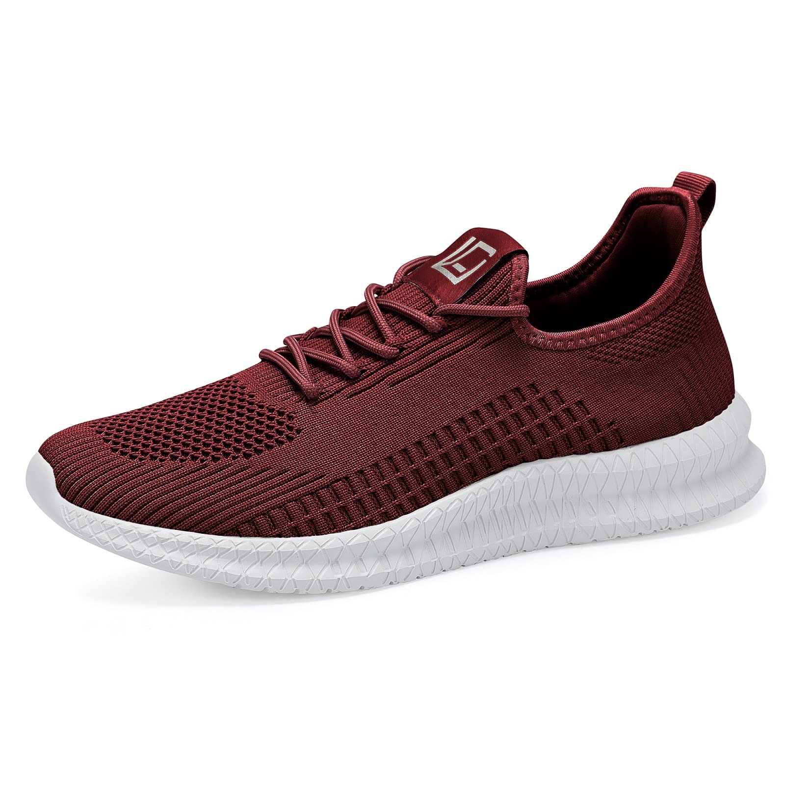 LCGJR Men's Running Shoes - Ultra Lightweight Breathable Athletic Sneakers for Jogging, Gym Workouts & Casual Walking | Comfortable Mesh Fashion Shoes for Men