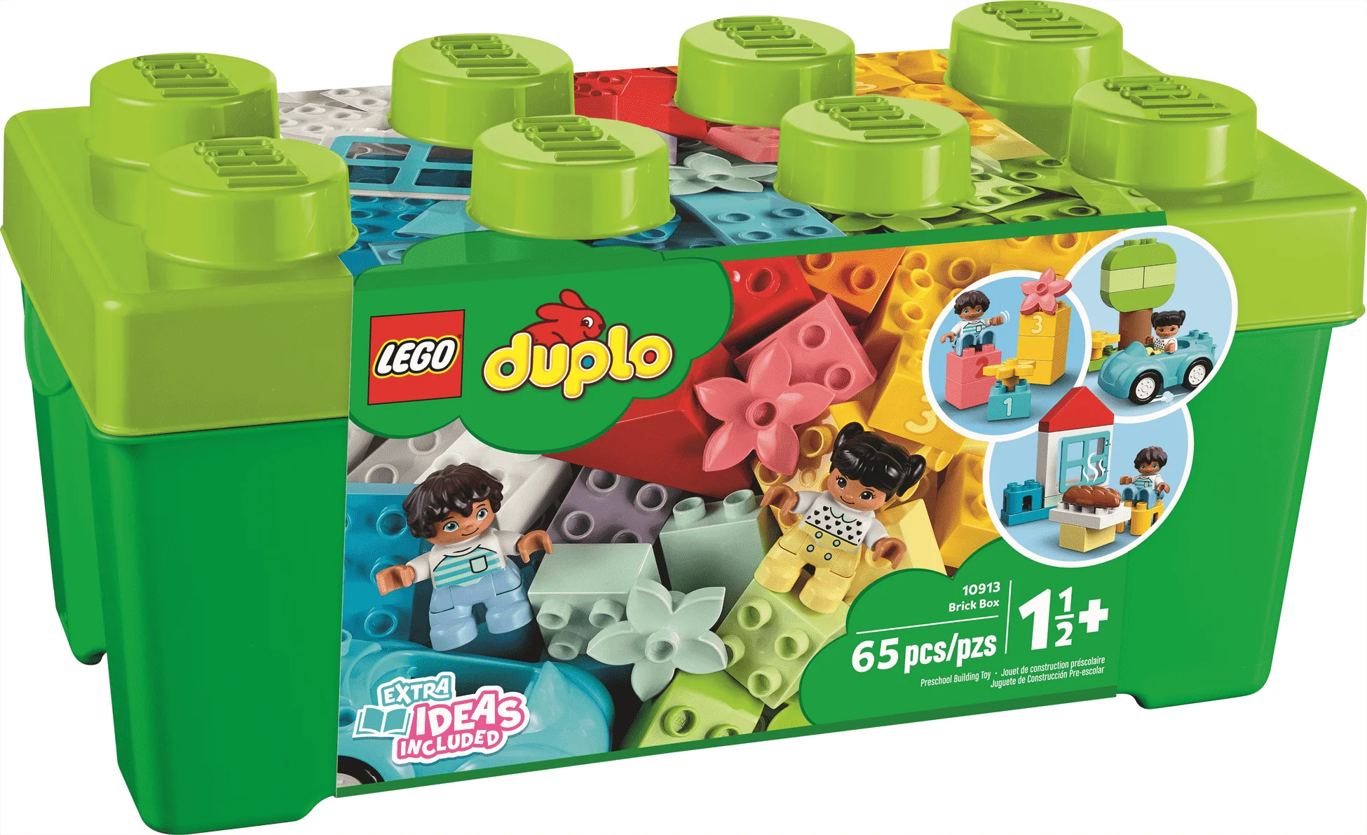 LEGO® DUPLO® Classic Brick Box - 10913 Building Blocks for Toddlers | Creative Play & Learning Toy for Kids Ages 1.5-5 Years | Perfect for Preschool Education & Family Bonding Time