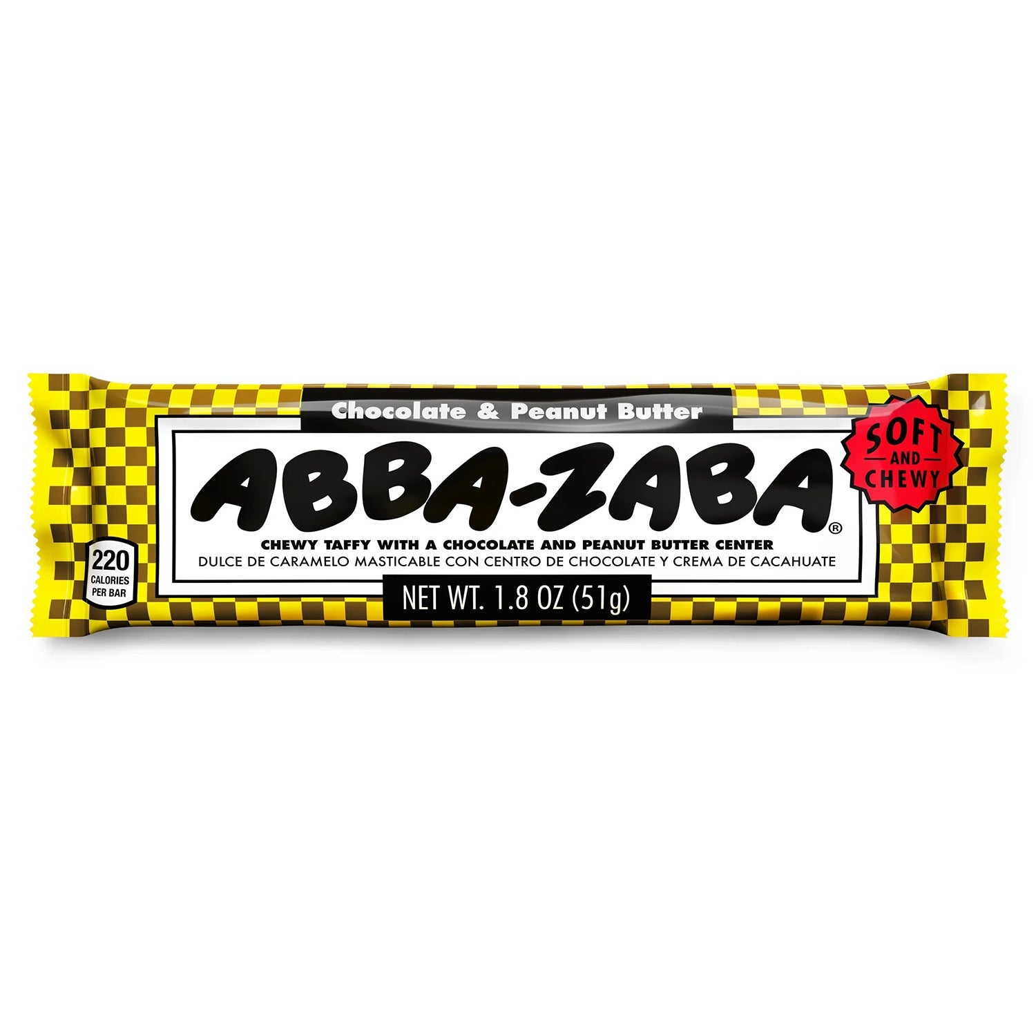 Annabelle's Abba Zaba Chocolate Peanut Butter Candy Bars - 24 Count Bulk Box | Perfect for Halloween Treats, Party Favors & Office Snacks