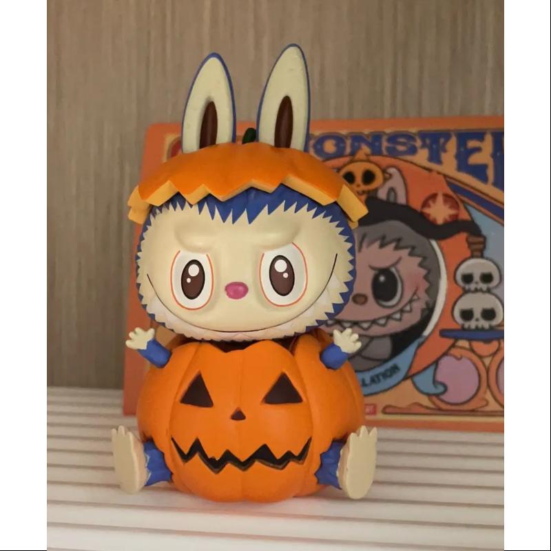 Labubu The Monsters Carnival Series Pumpkin Monster Action Figure - Collectible Vinyl Art Toy for Display & Decoration - Perfect for Halloween Decor, Anime Lover Gifts, and Pop Culture Collectors